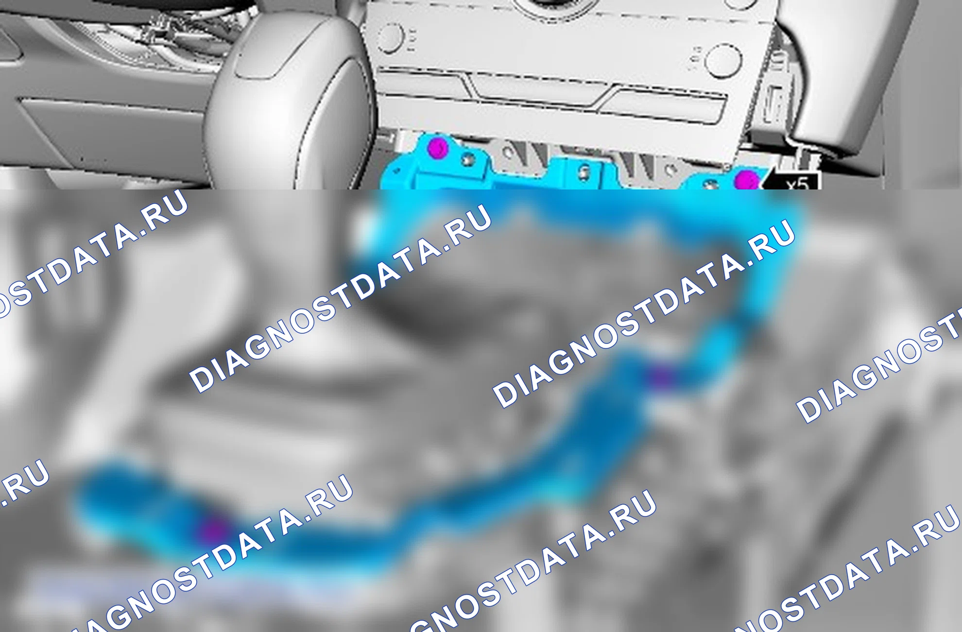 Как снять и установить тросы переключения передач. Ford Galaxy III