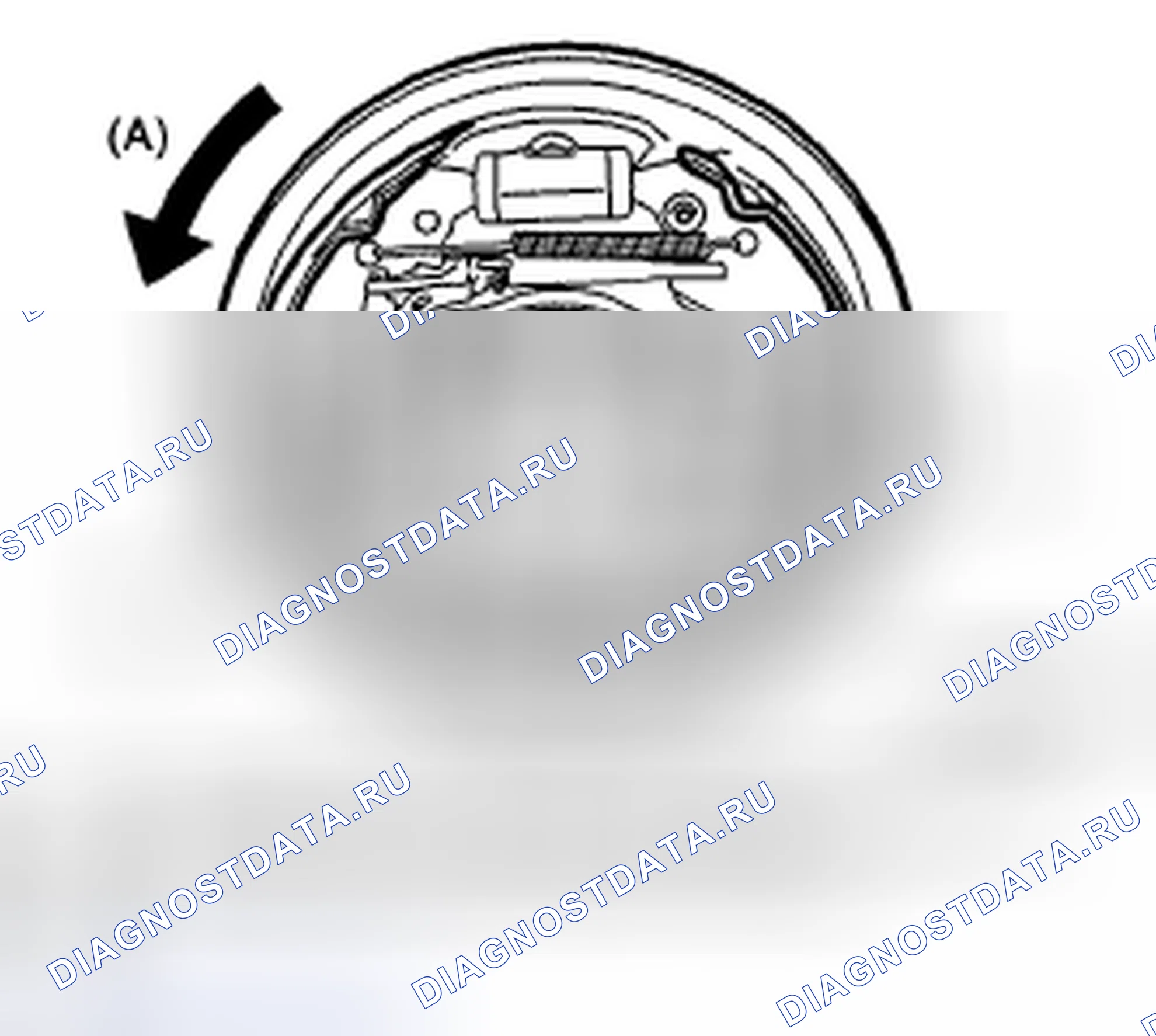 Рис. 30: ЗАДНИЙ БАРАБАННЫЙ ТОРМОЗ. Subaru Impreza WRX GH