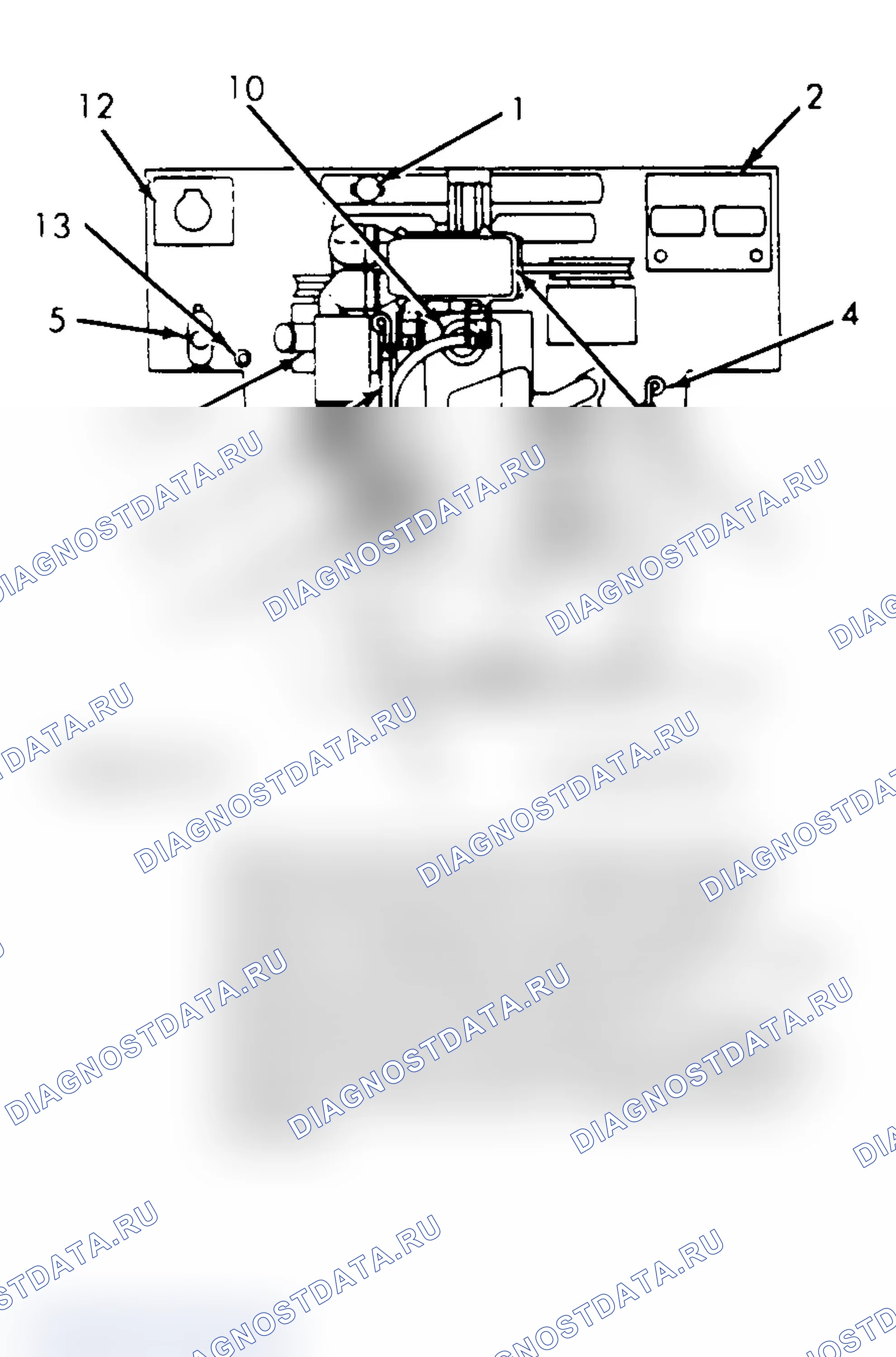 Рис. 5: РАСПОЛОЖЕНИЕ ТОЧЕК ОБСЛУЖИВАНИЯ. Ford Club Wagon E350 