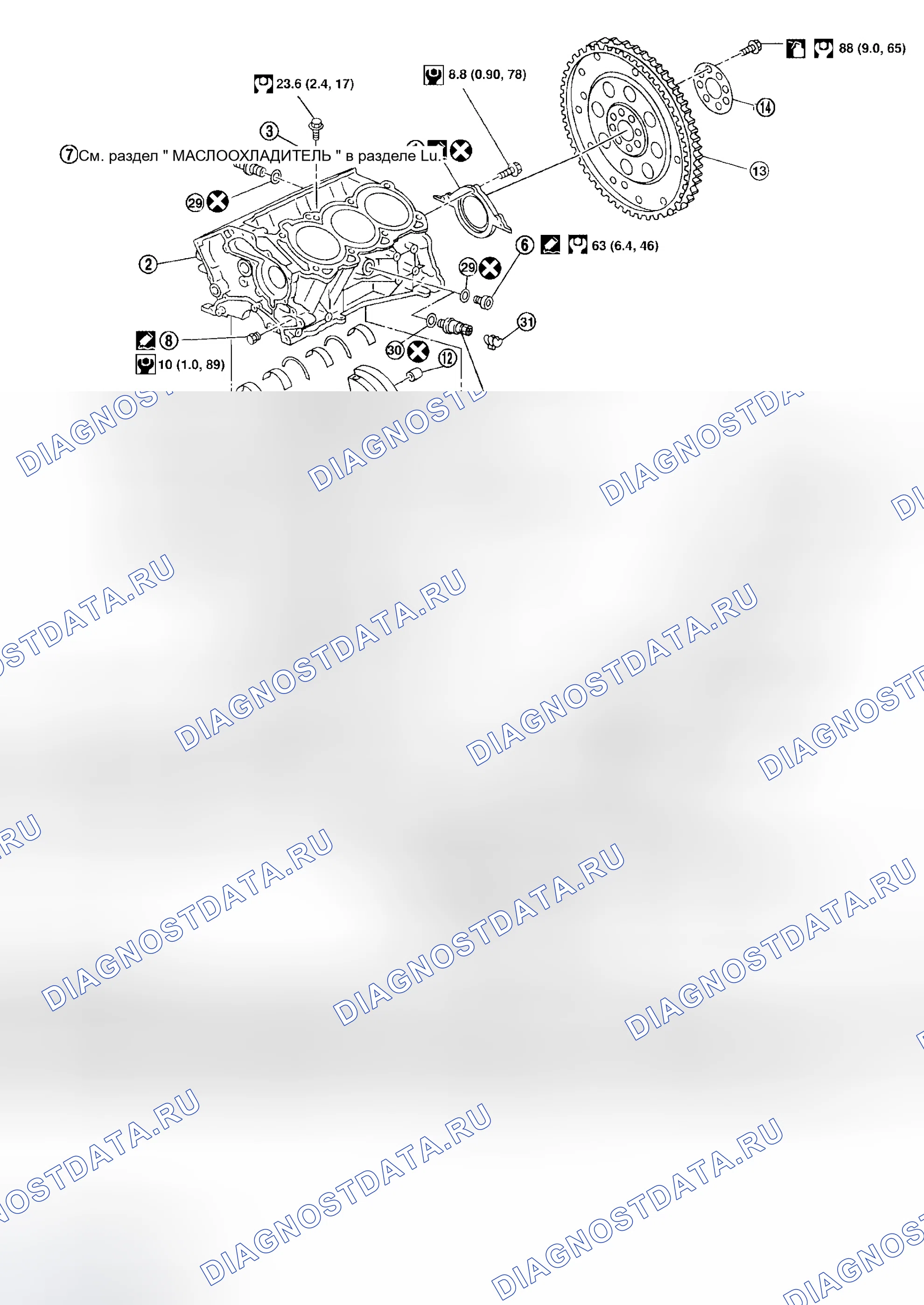 Рис. 177: Разборка и сборка. Honda S660 I