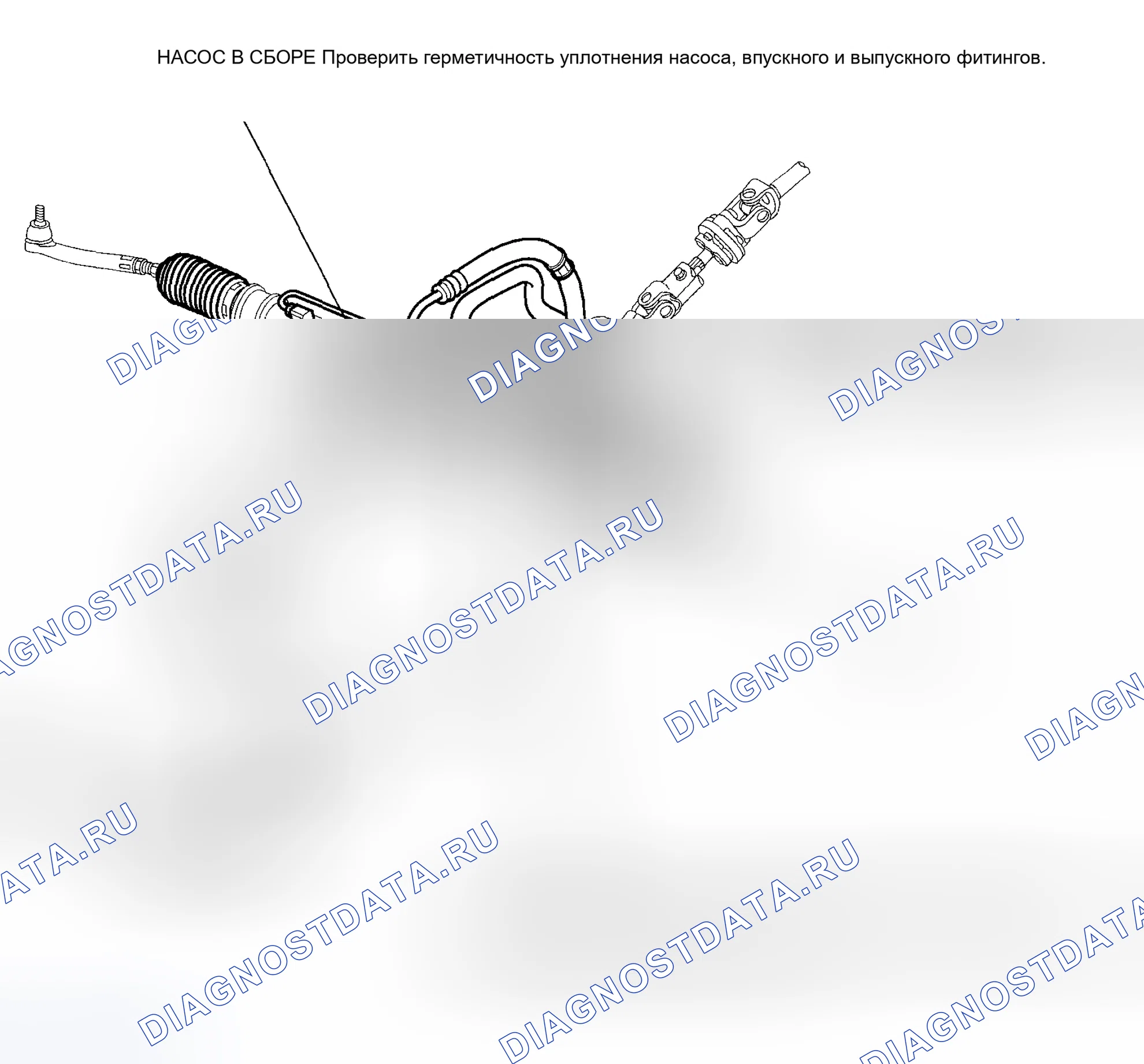 Рис. 15: Проверка утечки жидкости. Honda Accord VI