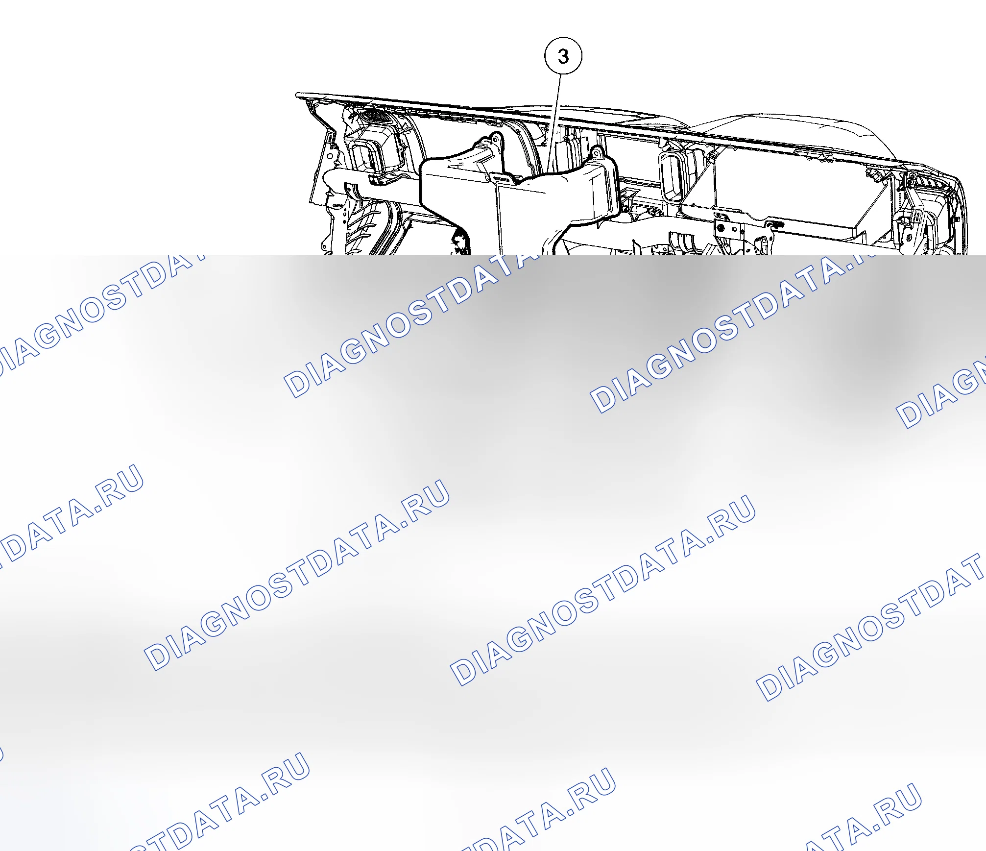 Рис. 16: Воздуховоды с центральным регистром. Hyundai Matrix I