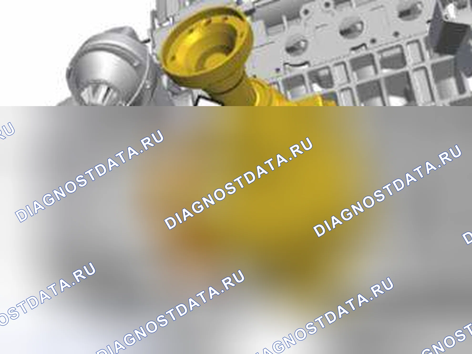 Рис. 1713: Установка конического зубчатого колеса. Volvo S60 I
