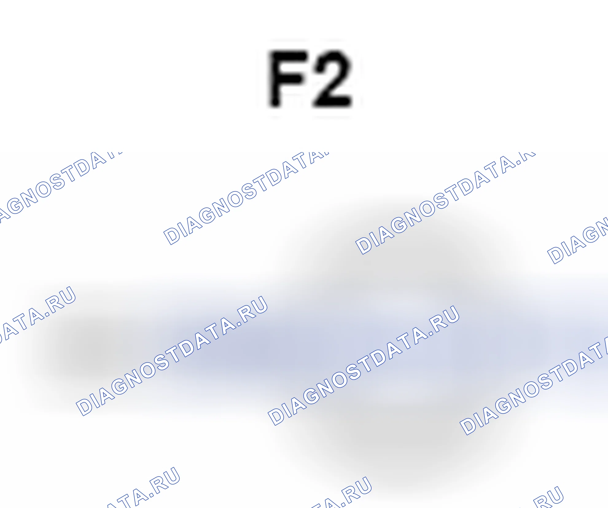 Рис. 577: Вид с торца разъема стартера в сборе (F2). Lexus ES XV60