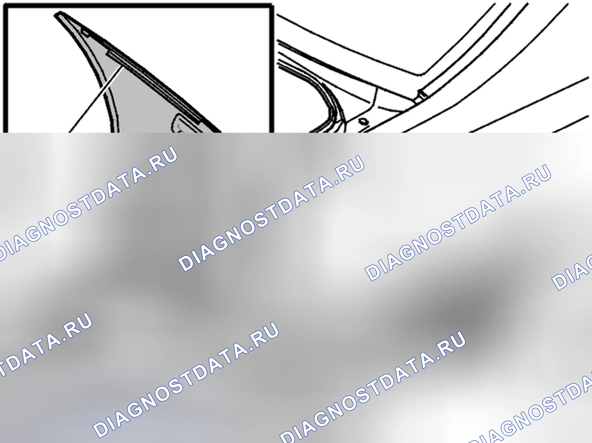 Рис. 2315: Установка заднего бампера. Volvo V70 II