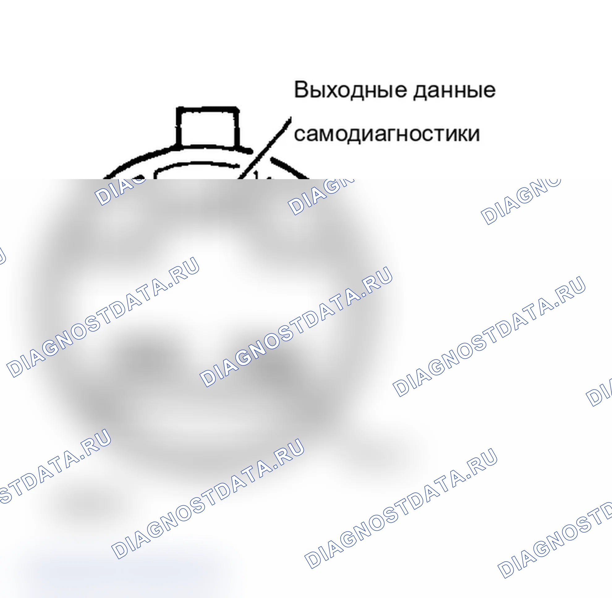 Рис. 17: Диагностический разъем Chrysler Corp.. Mitsubishi Mirage II