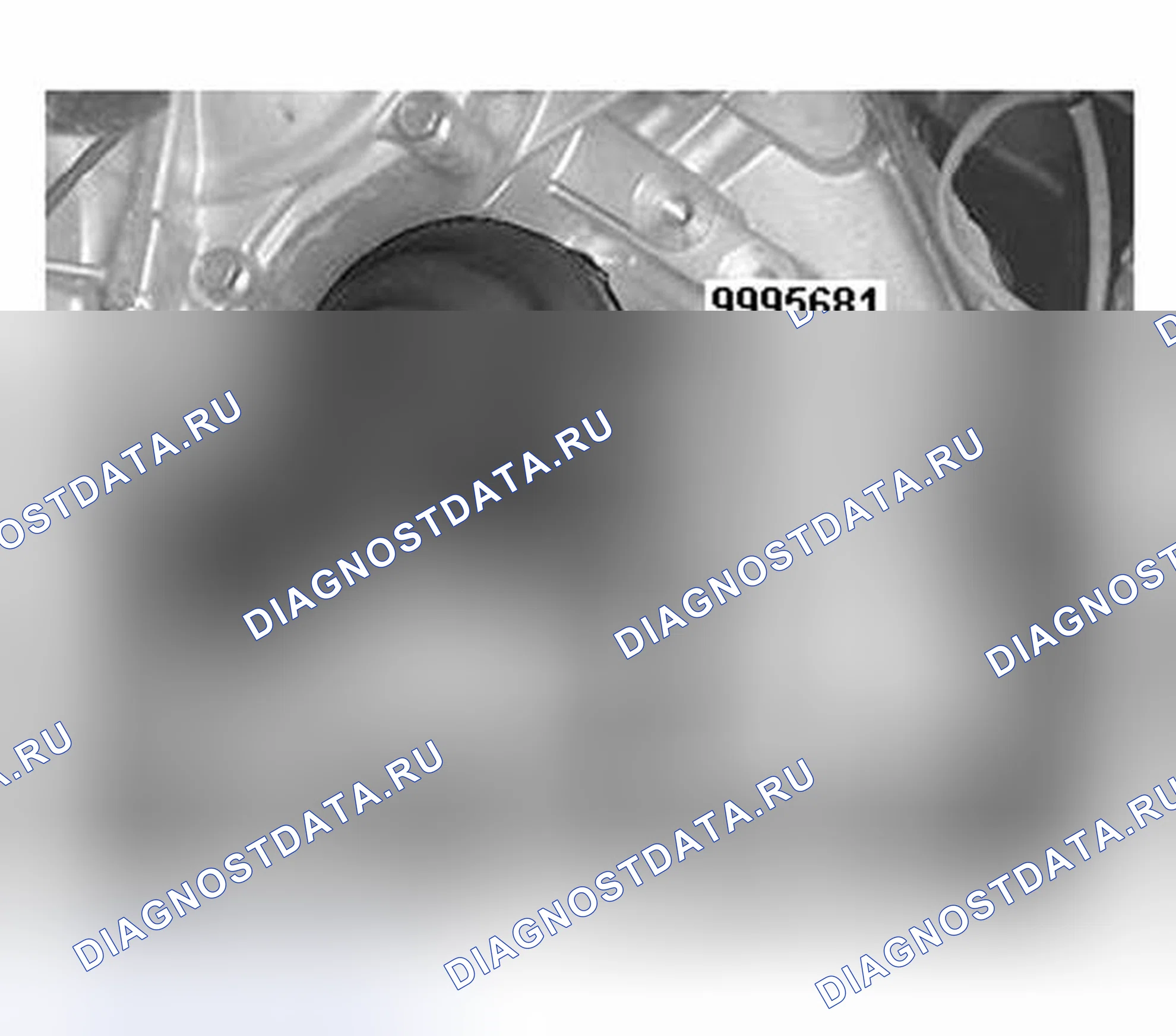 Рис. 40: Снятие левого приводного вала. Volvo C70 I