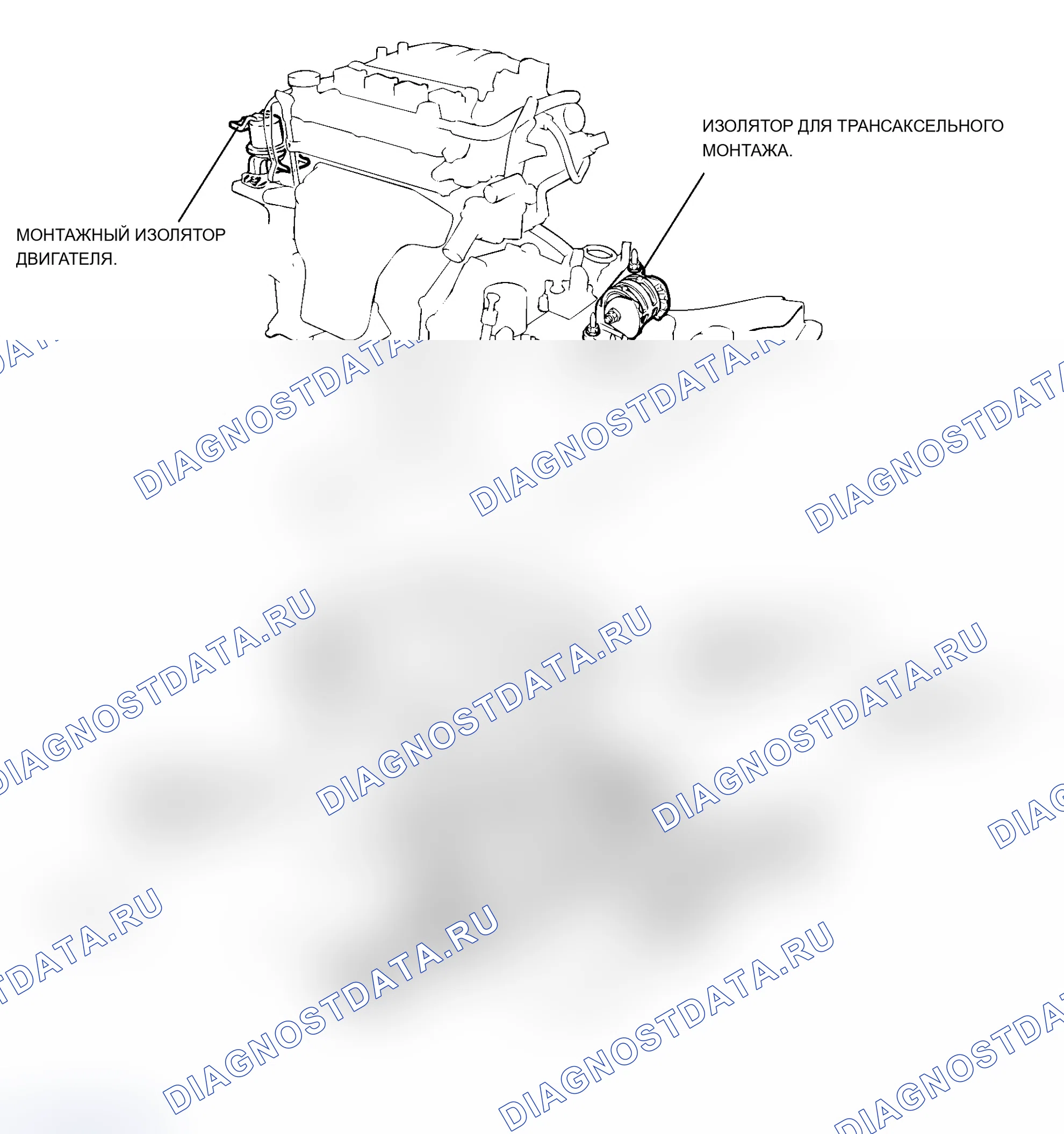 Рис. 547: СХЕМА КОНСТРУКЦИИ <2,0 Л ДВИГАТЕЛЬ>. Mitsubishi Lancer Evolution IX