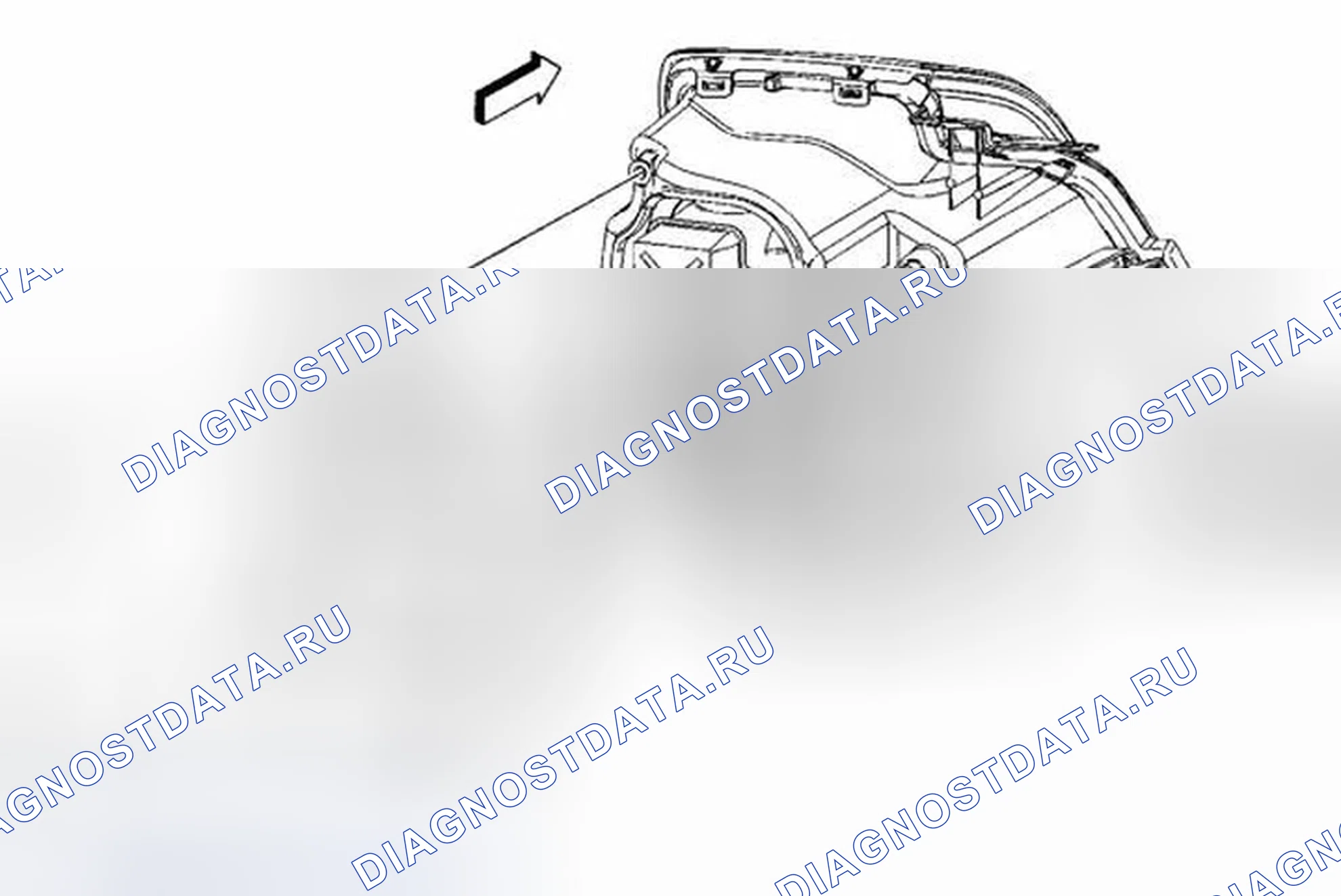 Рис. 29: Замена лампы фары (HID Hi Beam). Cadillac STS I рестайлинг