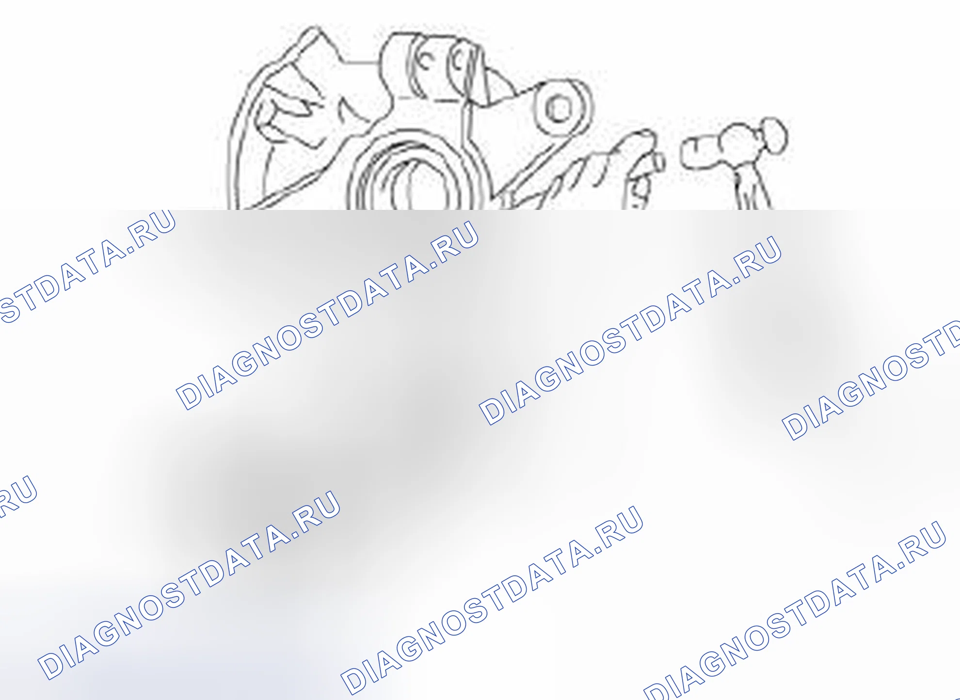Рис. 14: Тиски. Mazda 3 BL рестайлинг