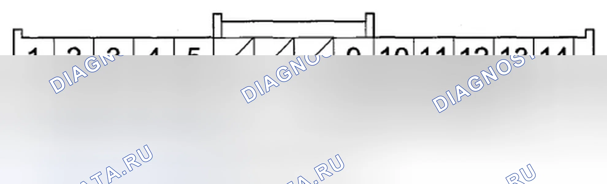 Рис. 531: РАЗЪЕМ 28P БЛОКА УПРАВЛЕНИЯ HANDSFREELINK (без навигации). Acura ZDX I