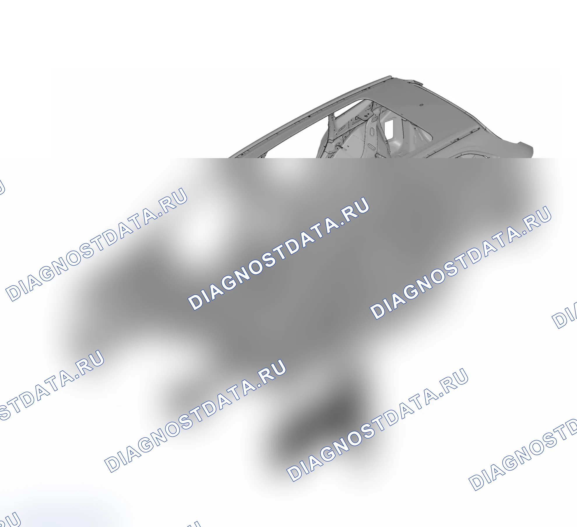 Схема расположения крыла кузова — Haval H6. Haval H6 IV