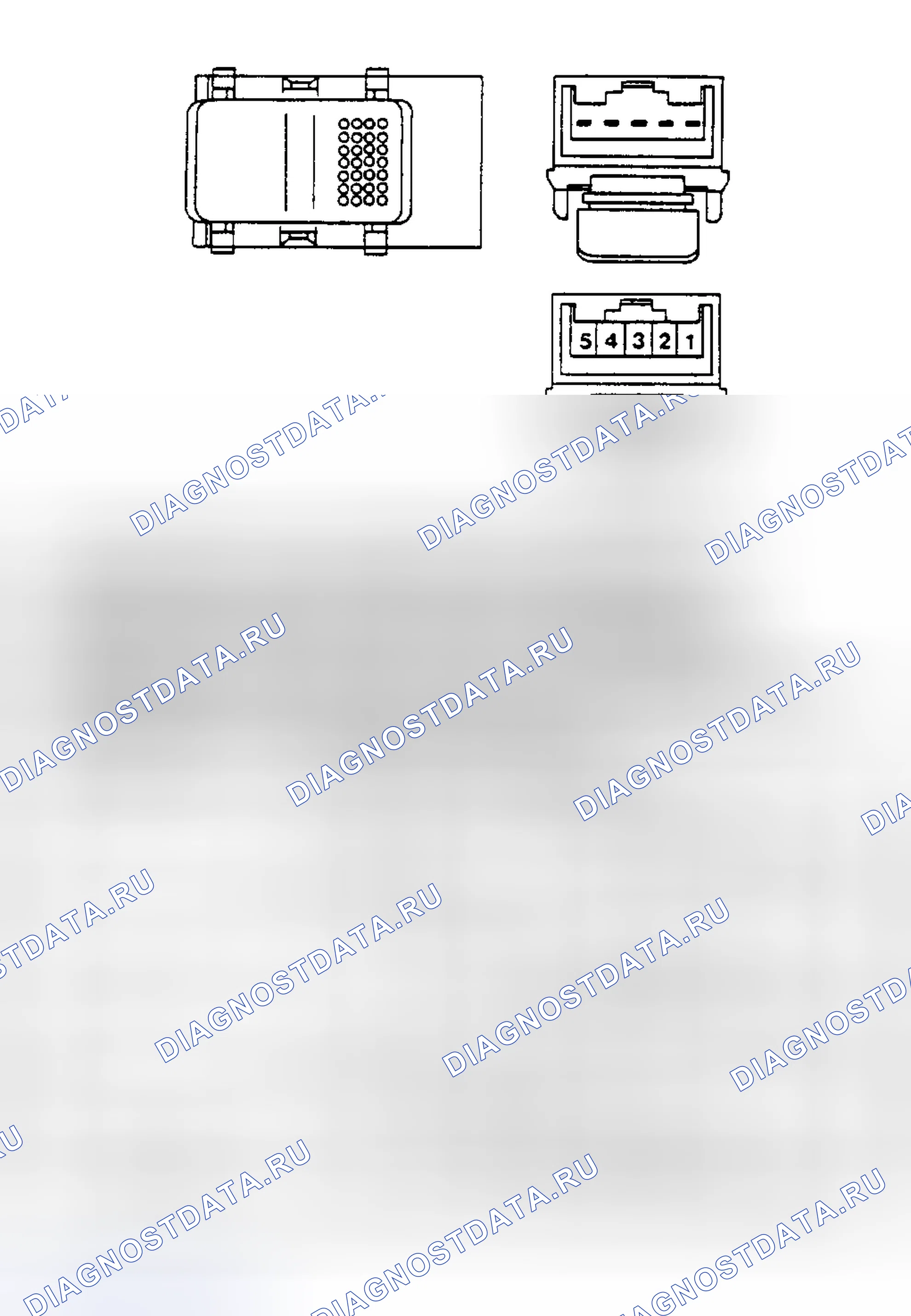 Рис. 7: Выключатель SUB. Subaru Legacy BC/BJ/BF