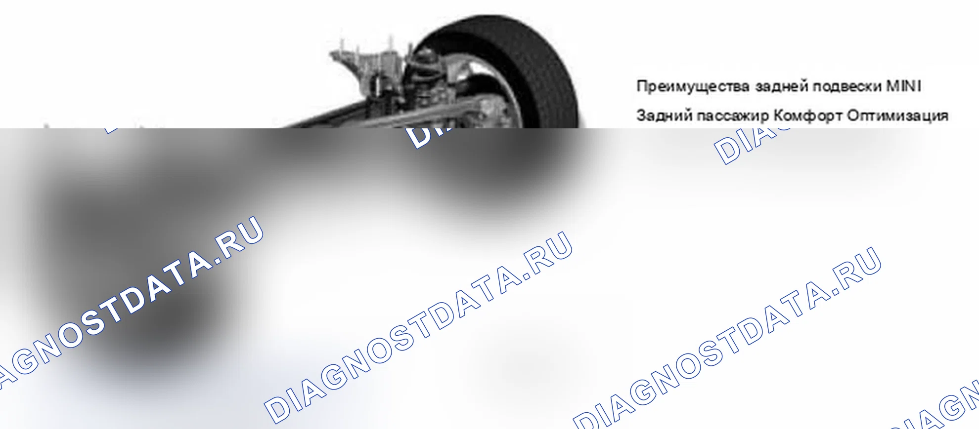 Рис. 61: Задняя подвеска. MINI Cooper I
