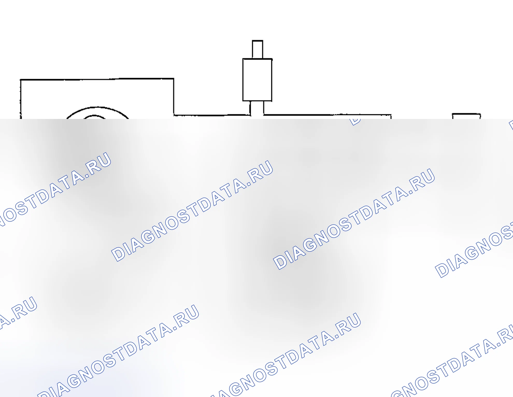 Рис. 18: Пусковой двигатель - цепь питания двигателя. Mazda Tribute I