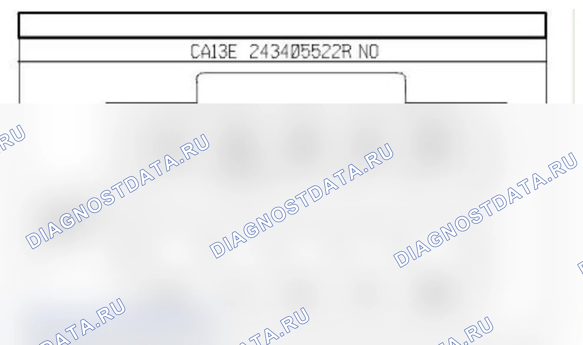 Распиновка разъёма R306 — Разъем жгута проводов двигателя и доп. жгута проводов сист. питания сжиж. газом. Renault Clio IV