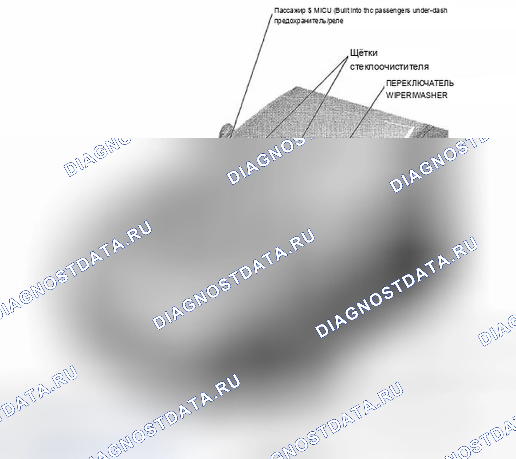 Рис. 38: Указатель расположения компонентов. Acura TSX II