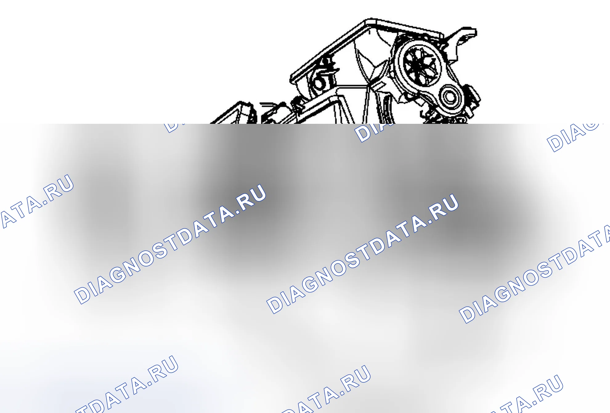 Рис. 10: Замена впускной трубки сердечника нагревателя. Cadillac SRX II рестайлинг