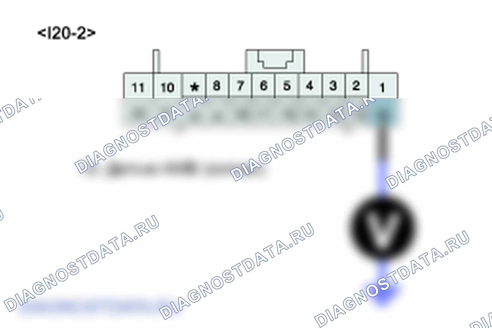 B1237: Короткое замыкание датчика температуры окружающей среды (низкий уровень). Kia Sorento BL