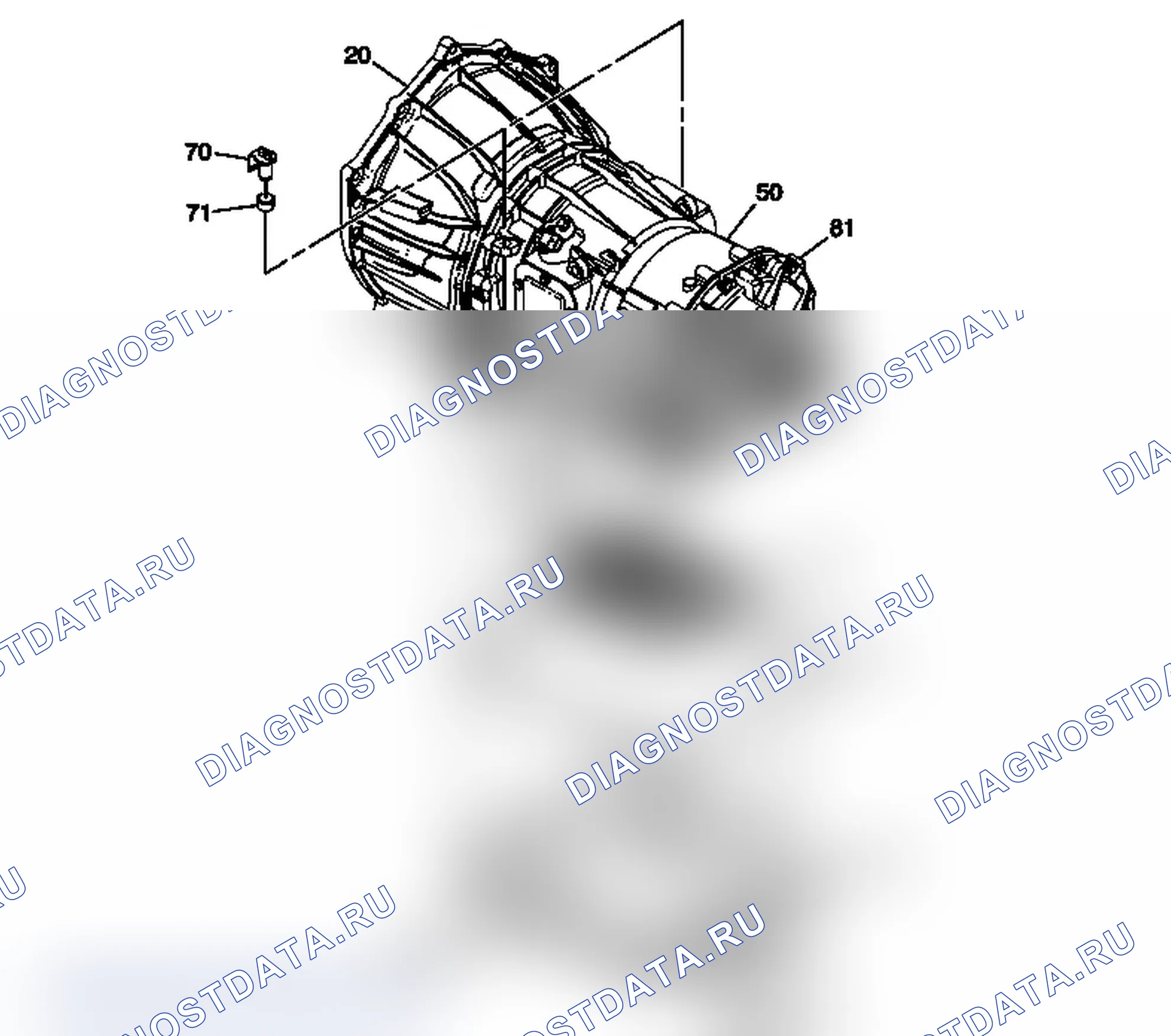 Рис. 501: Виды в разобранном виде. GMC Sierra 2500 HD 