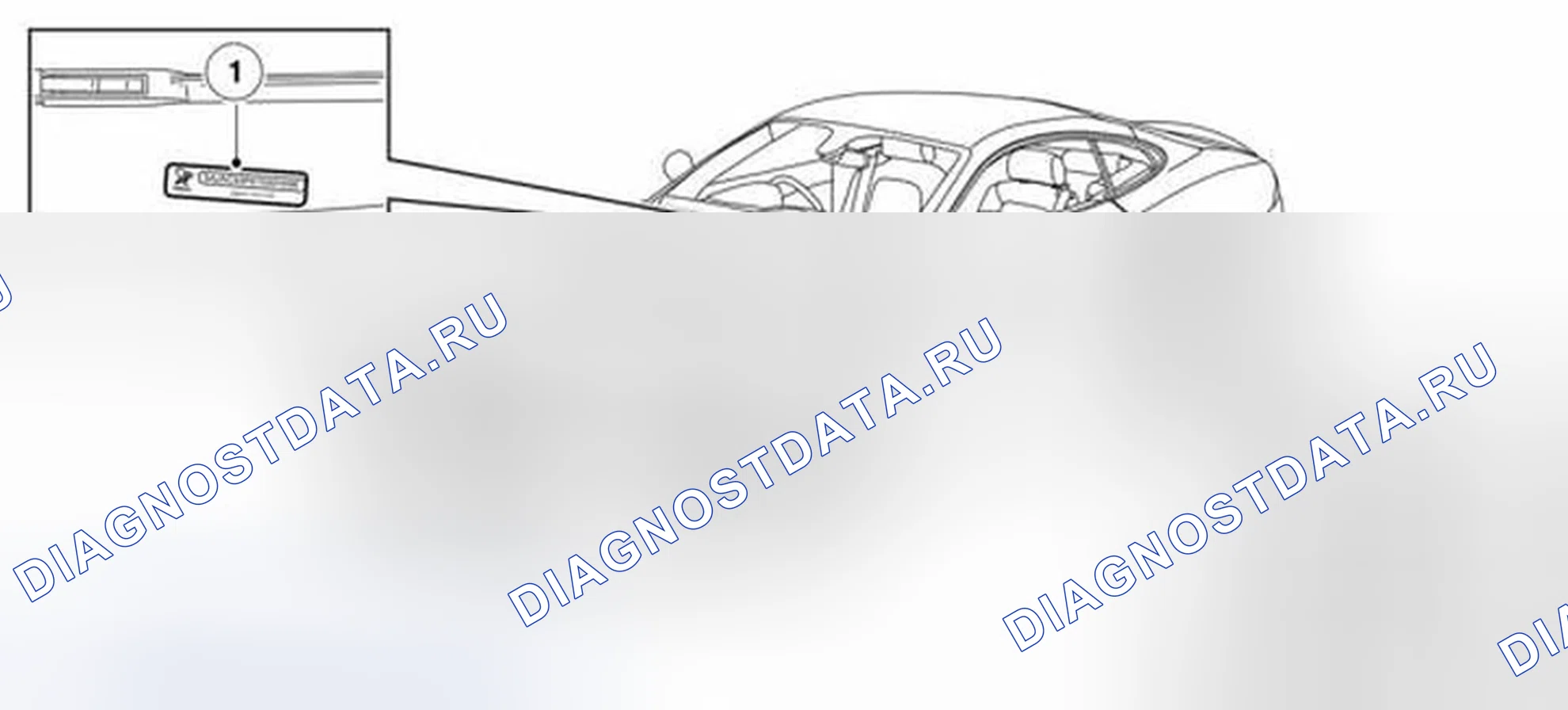 Рис. 4: Идентификационный номер транспортного средства (VIN). Jaguar XKR II