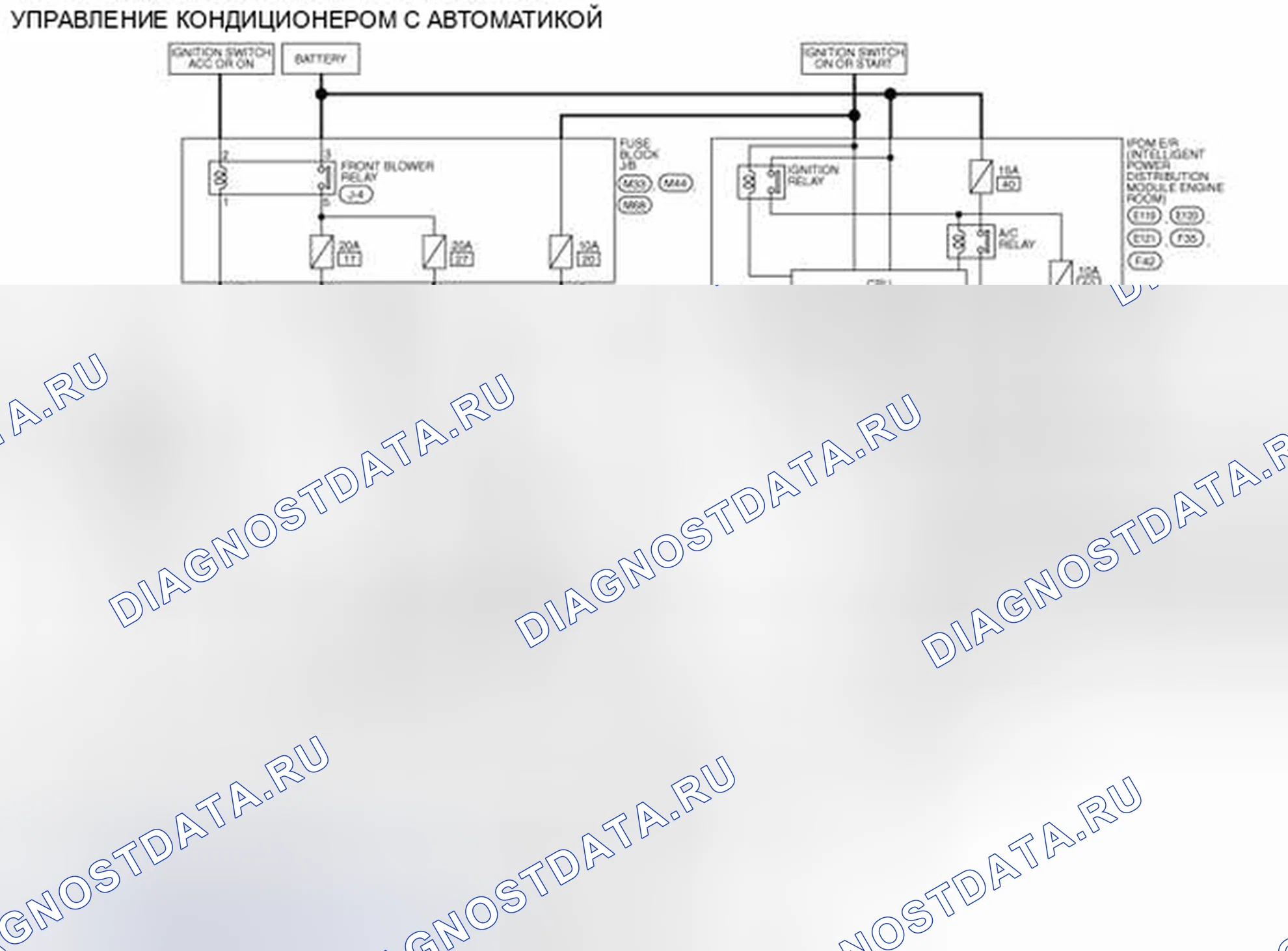 Рис. 89: электросхема. Nissan Rogue II