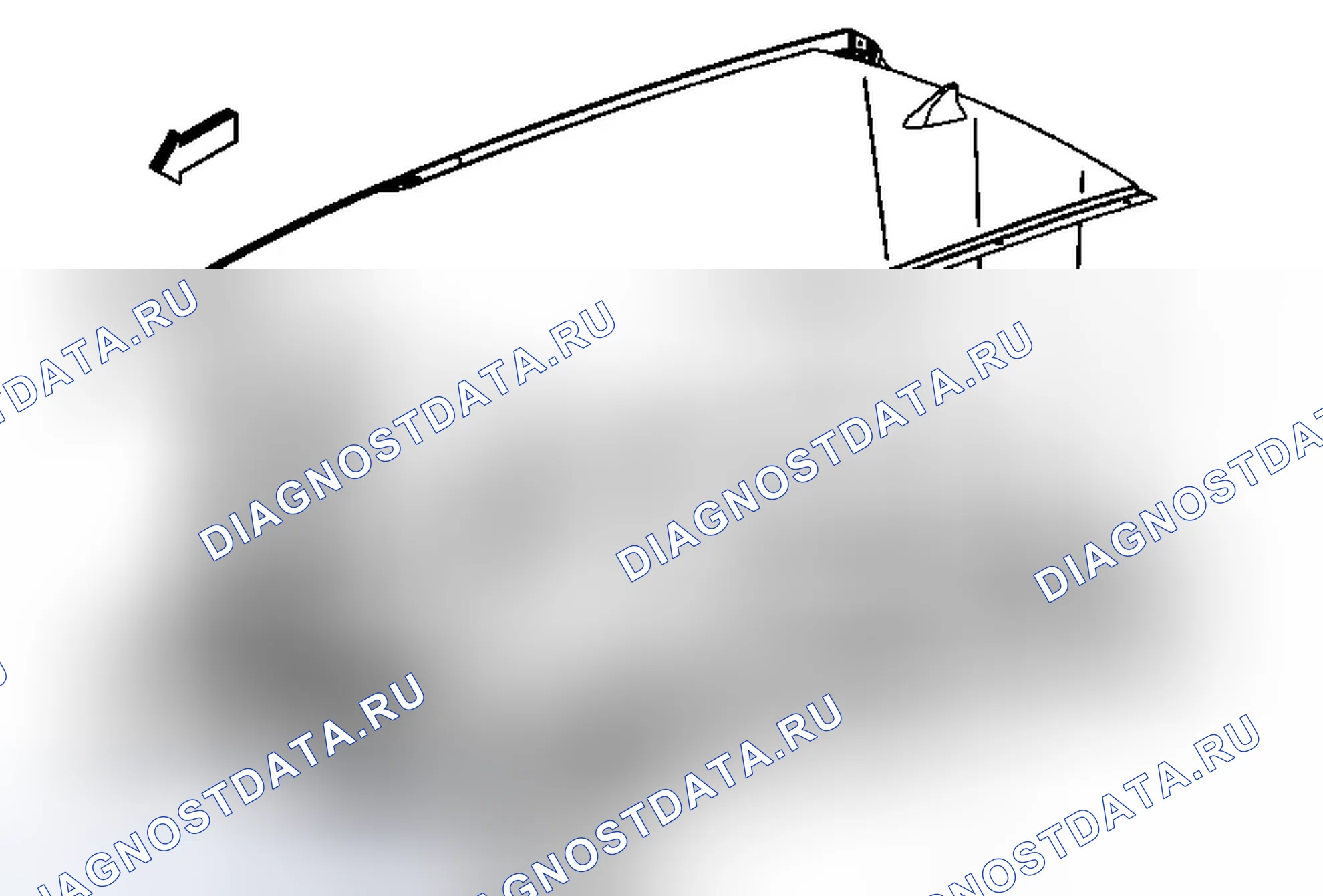 Рис. 65: Замена облицовочной панели (вагон). Cadillac CTS II