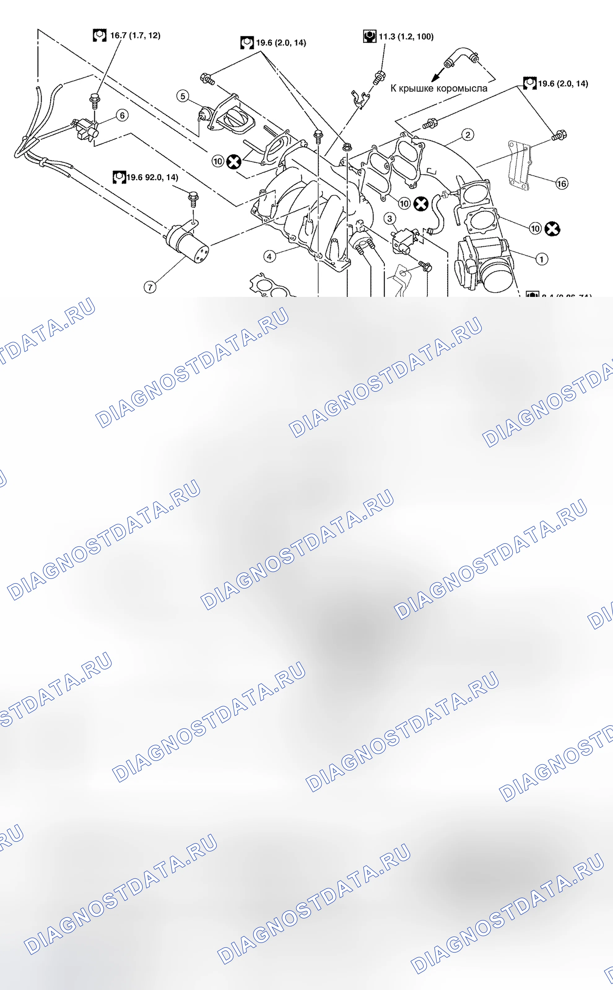 Рис. 455: Демонтаж и монтаж. Honda NSX I