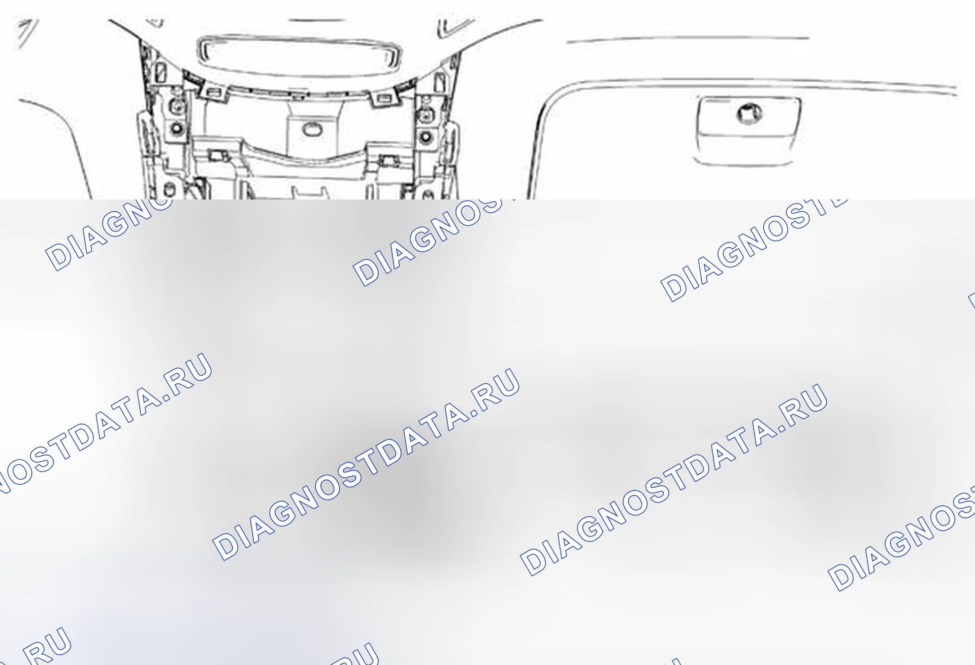 Рис. 7: Замена антенны передатчика ключа замка зажигания. Chevrolet Orlando I