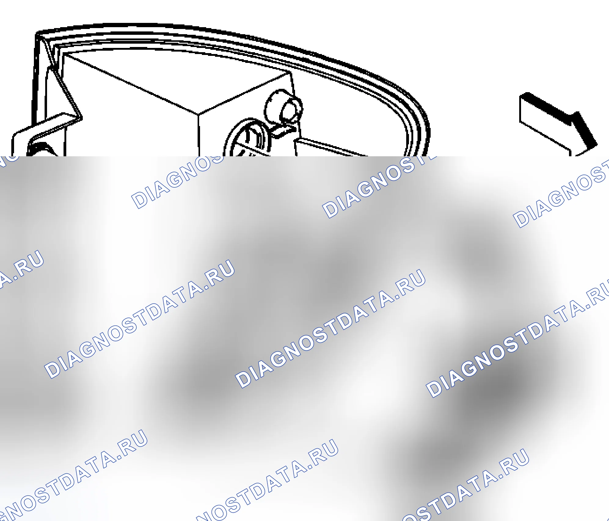 Рис. 68: Замена лампочки резервной лампы (равноденствие). Kia Ceed JD рестайлинг