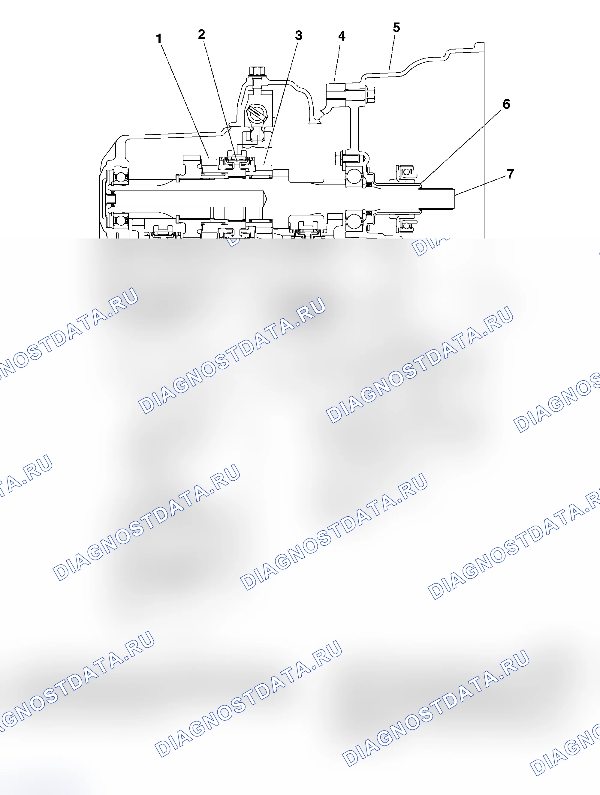 Рис. 2: Разрез <F5M42-2>. Mitsubishi Lancer Ralliart IX рестайлинг