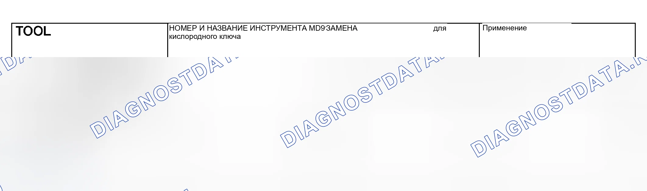 Рис. 3: СПЕЦИАЛЬНЫЙ ИНСТРУМЕНТ. Mitsubishi Lancer IX рестайлинг