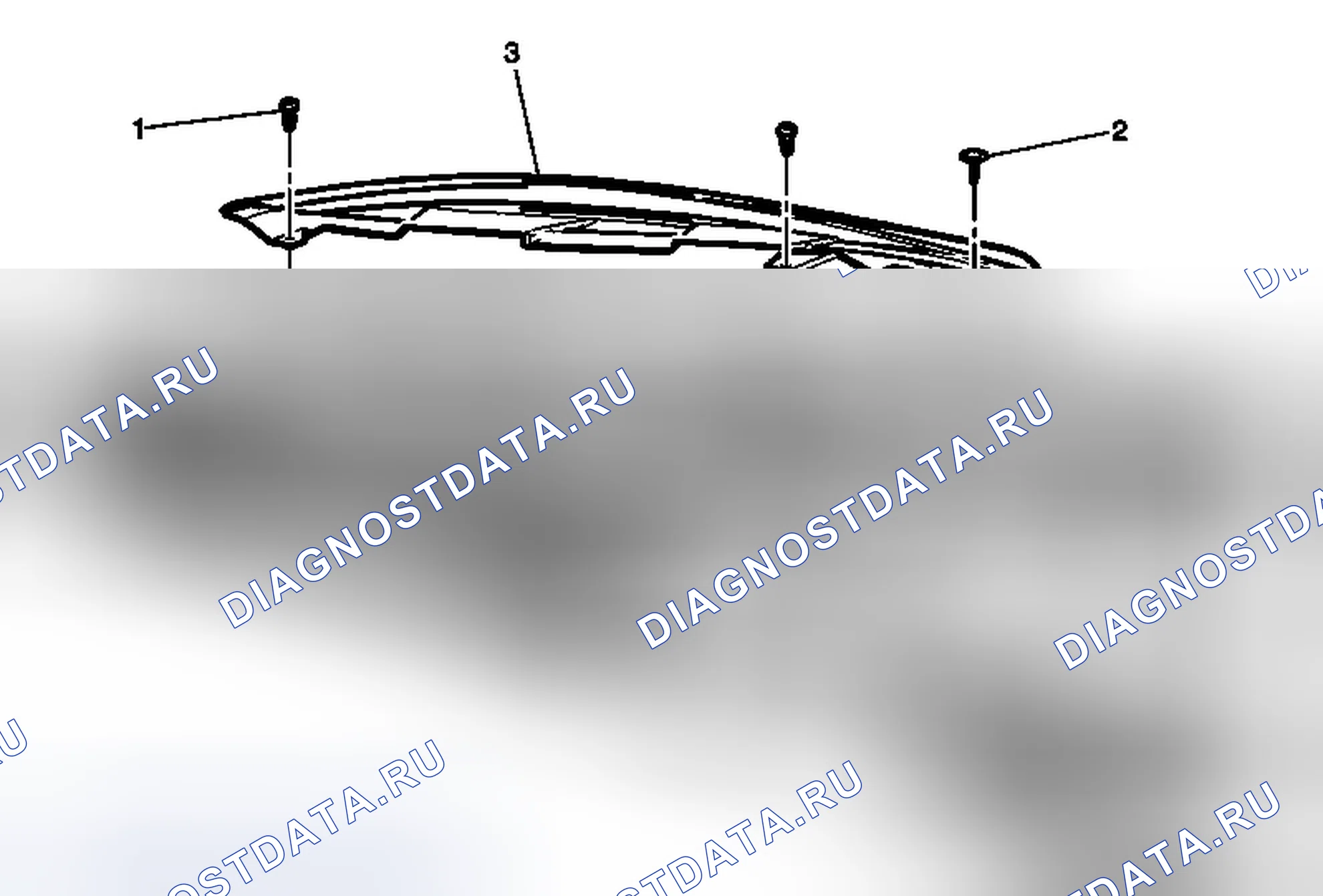 Рис. 25: Замена уплотнения фары (анклав). GMC Acadia I рестайлинг