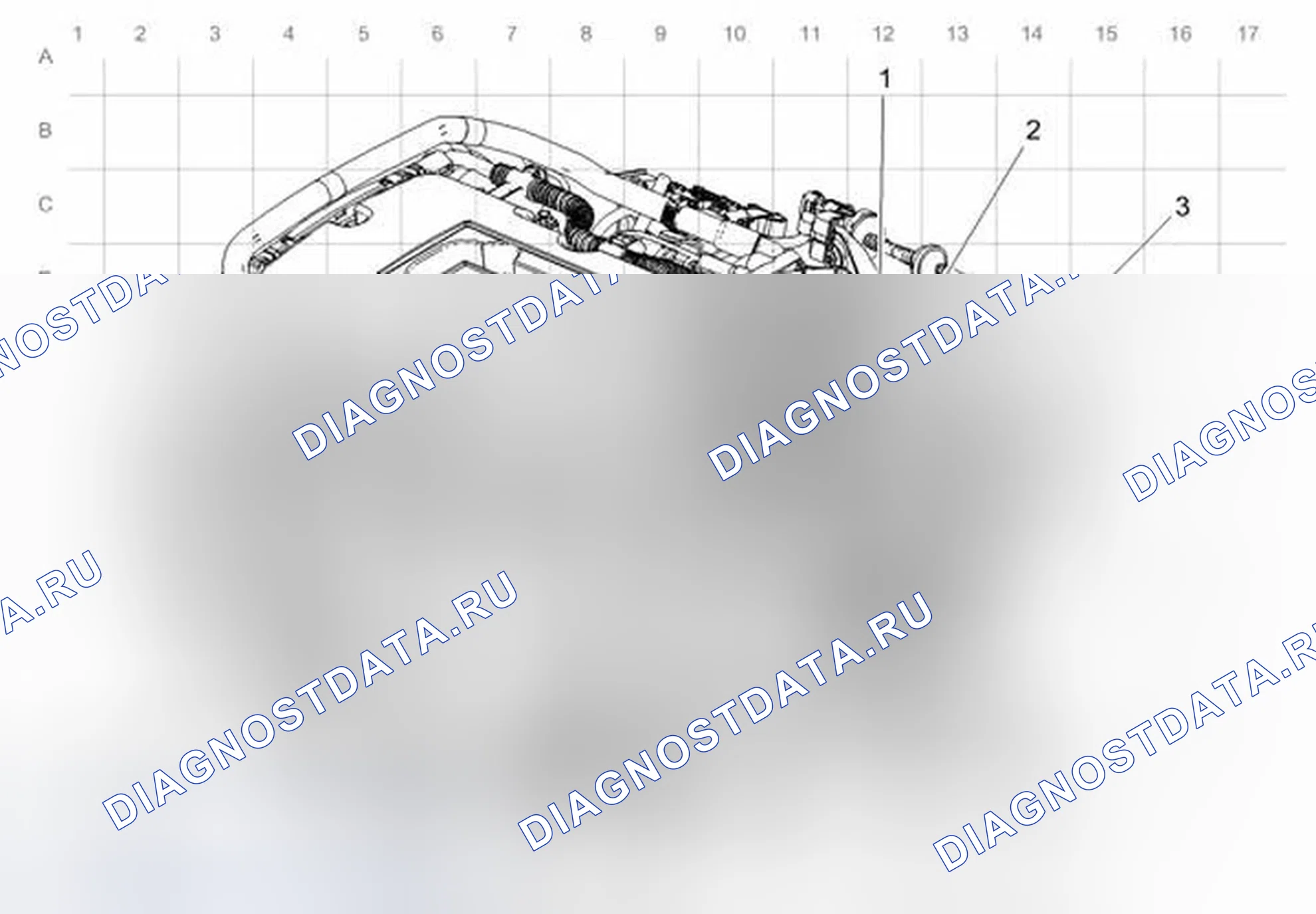 Рис. 9: Прокладка электропроводки двигателя - левая передняя часть (LUV). Chevrolet Cruze I рестайлинг