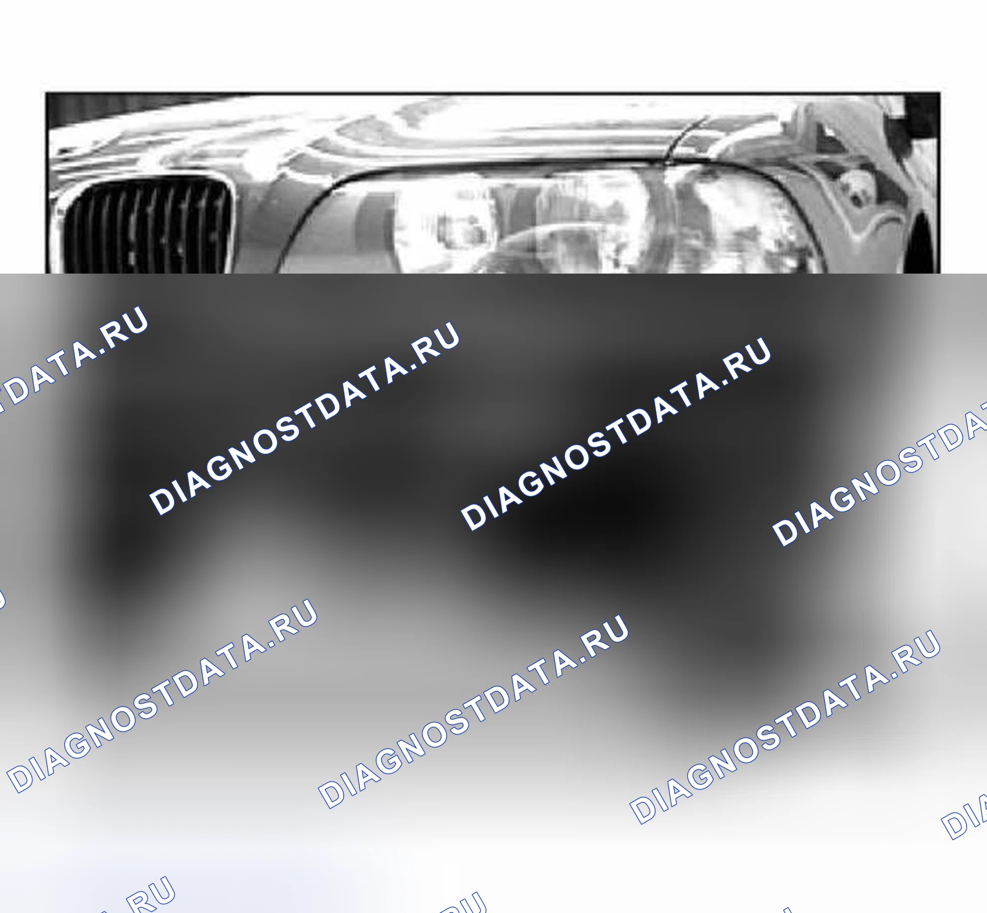 Рис. 33: 51 11 792 Замена амортизатора для переднего левого бампера. BMW M5 E39