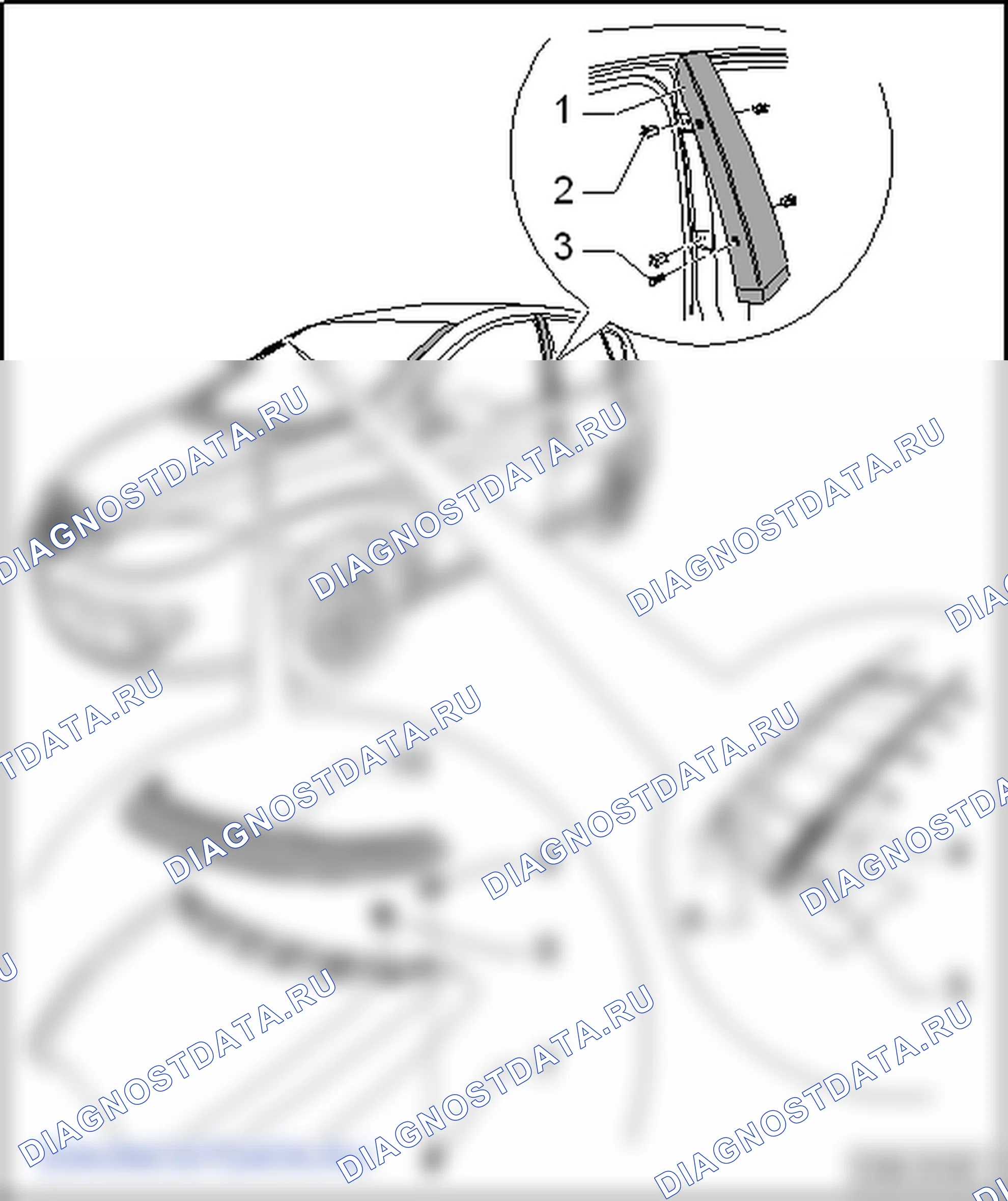 Верхние защитные молдинги. SEAT Altea I