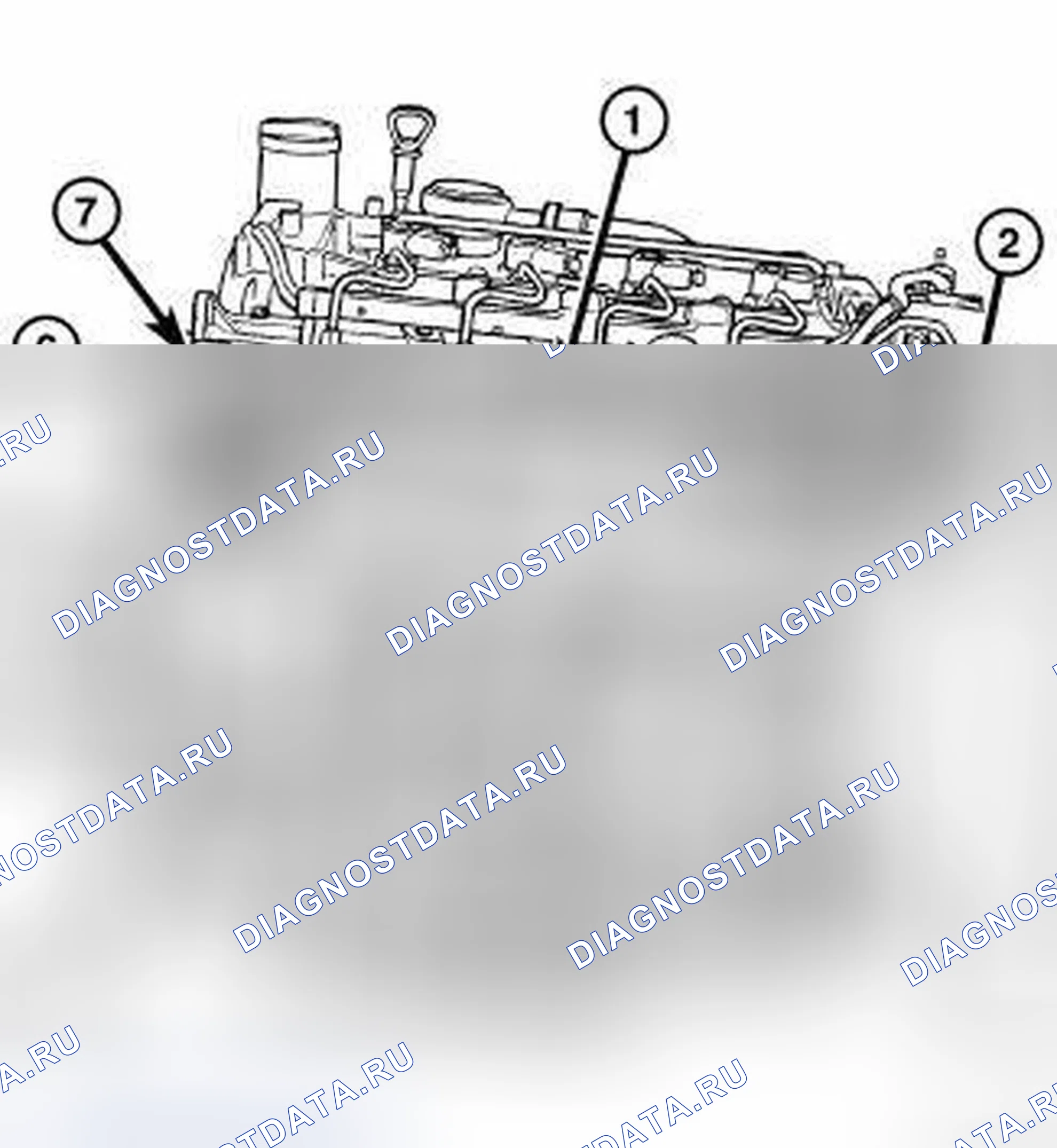 Рис. 24: ДИЗЕЛЬНЫЙ ДВИГАТЕЛЬ. Dodge Journey I