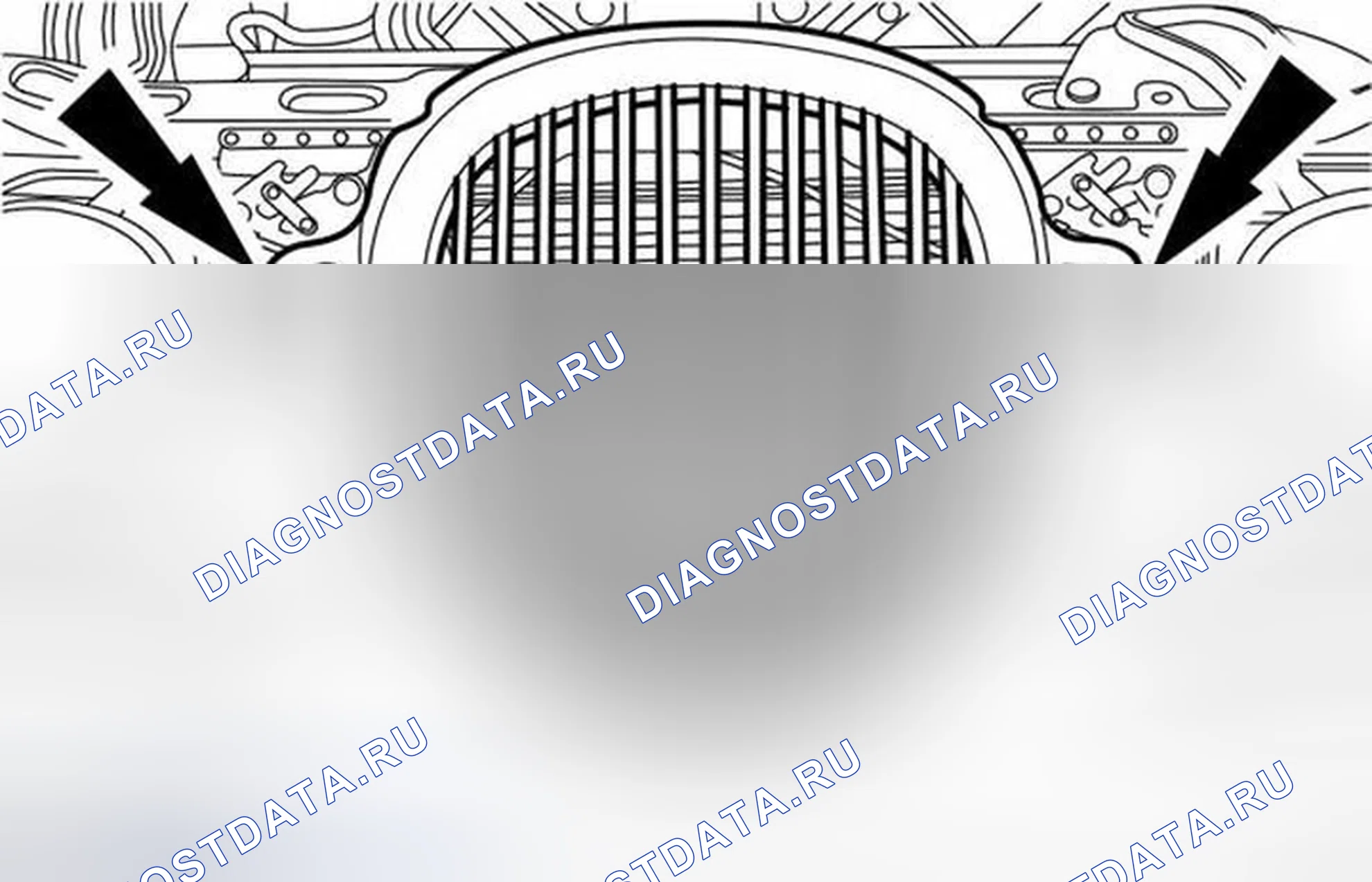 Рис. 2: Демонтаж. Jaguar S-type I рестайлинг