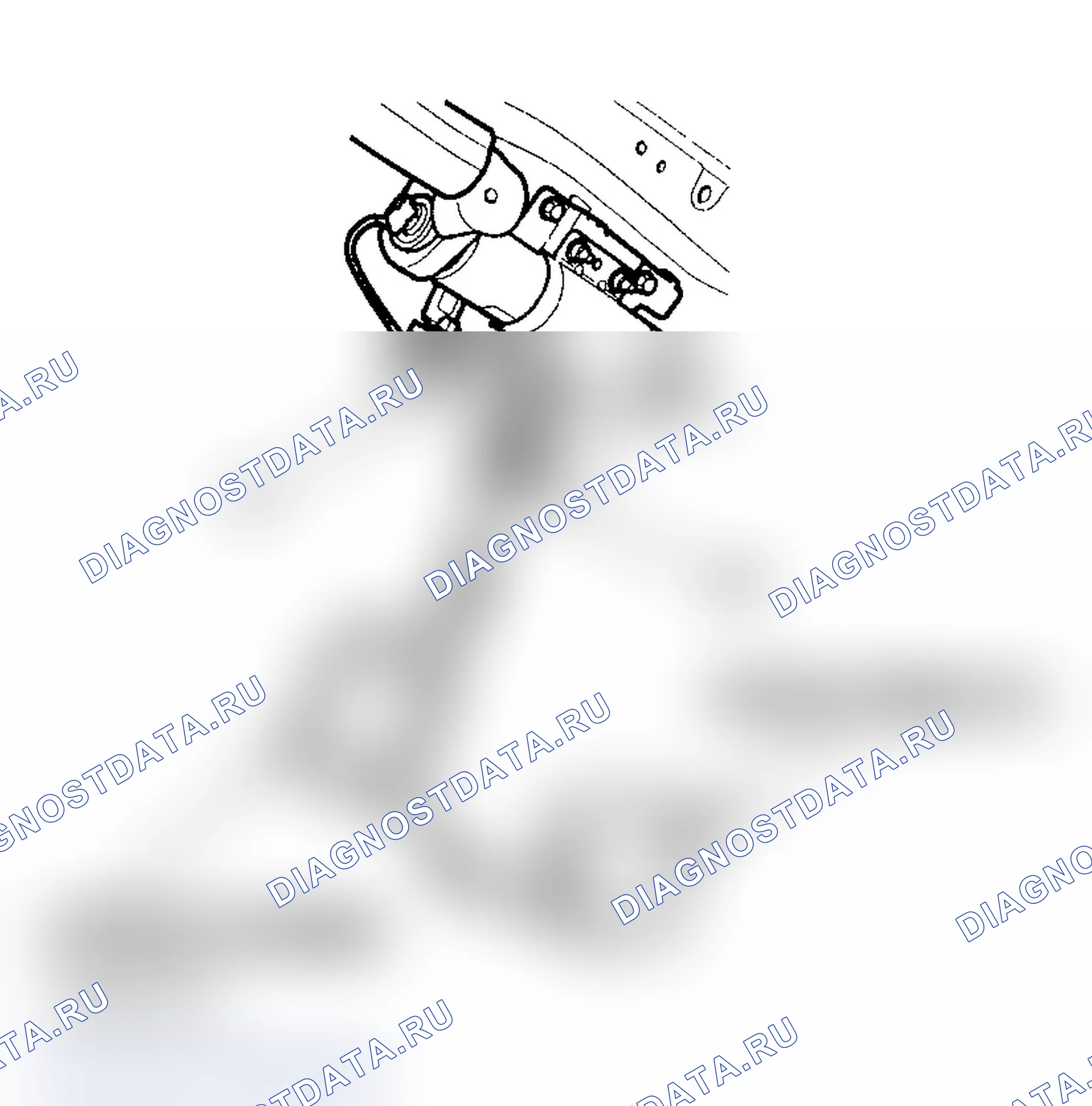 Рис. 115: расшифровка кода ошибки 34-8x (с 34-80 по 34-89, с 34-8A по 34-8F): короткое замыкание на мощность в надувной подушке безопасности с правой стороны. Acura TL III