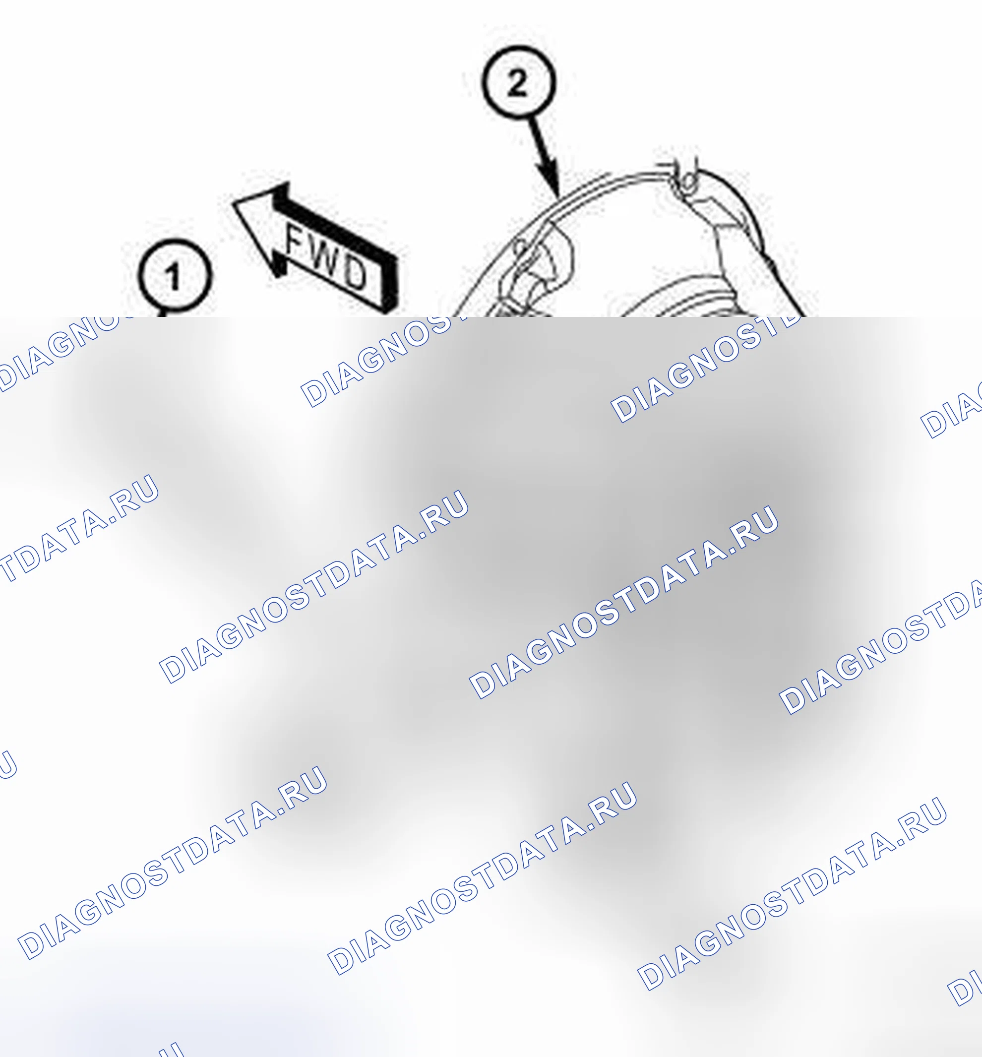 Рис. 215: ДЕМОНТАЖ. RAM Cab & Chassis 3500 HD I