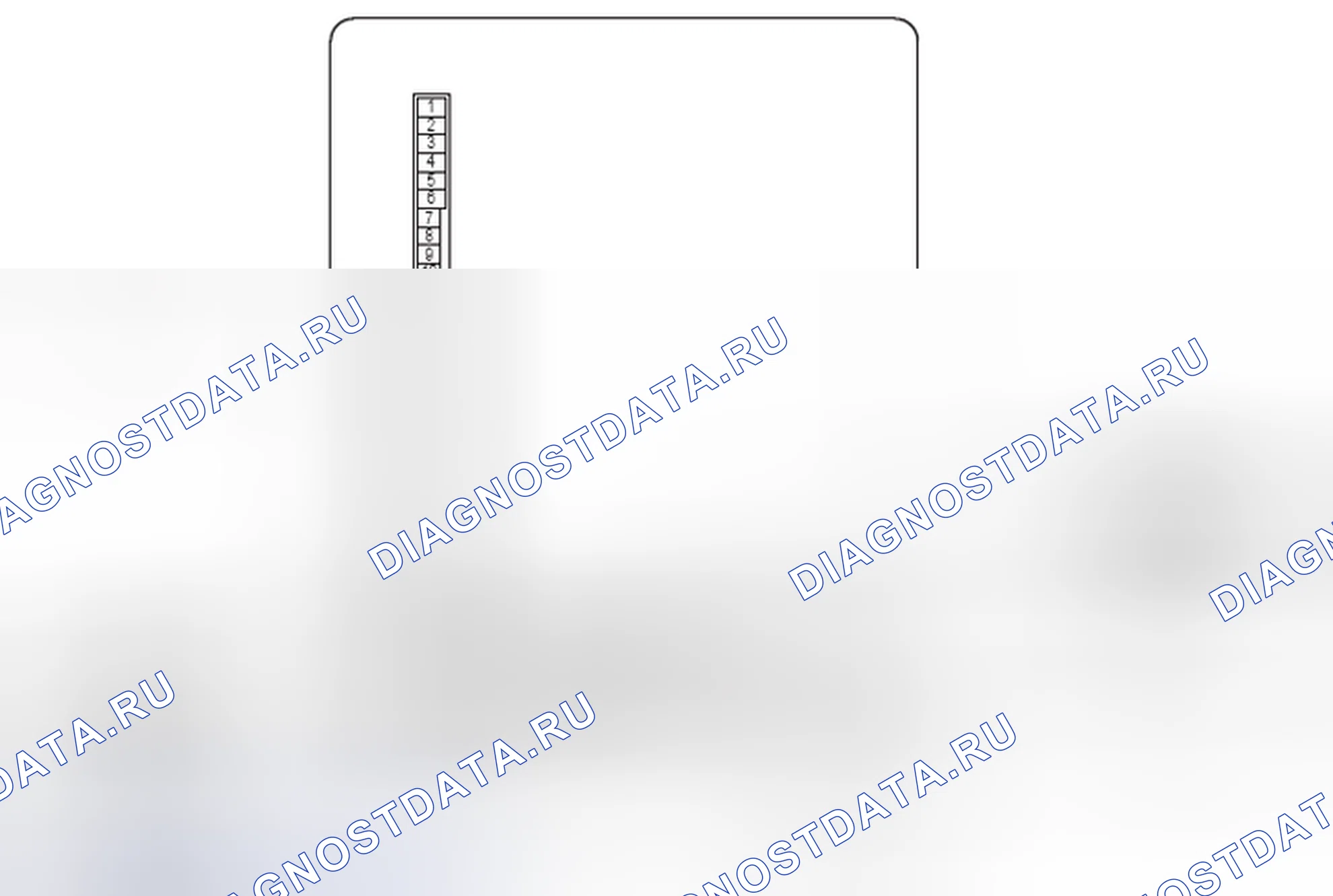 Рис. 1012: Расположение разъемов J / B приборной панели (2 из 3). Toyota Camry XV40