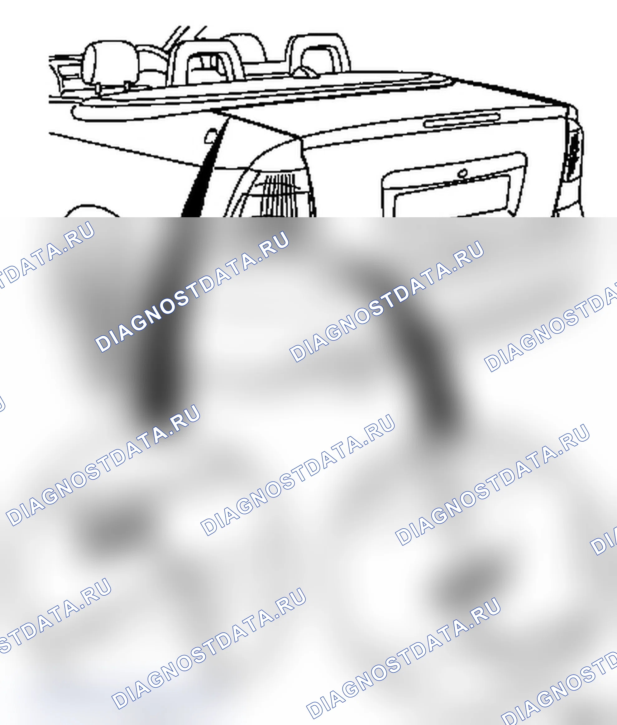 Демонтаж и монтаж крышки багажника (модель F67). Opel Astra G