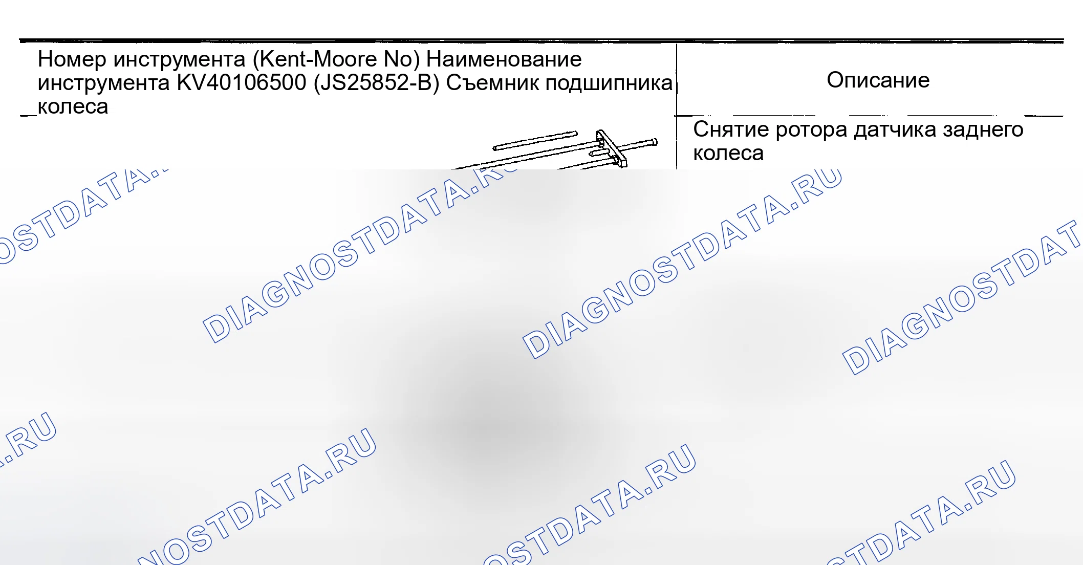 Рис. 84: Специальные сервисные инструменты. Honda Odyssey (North America) I
