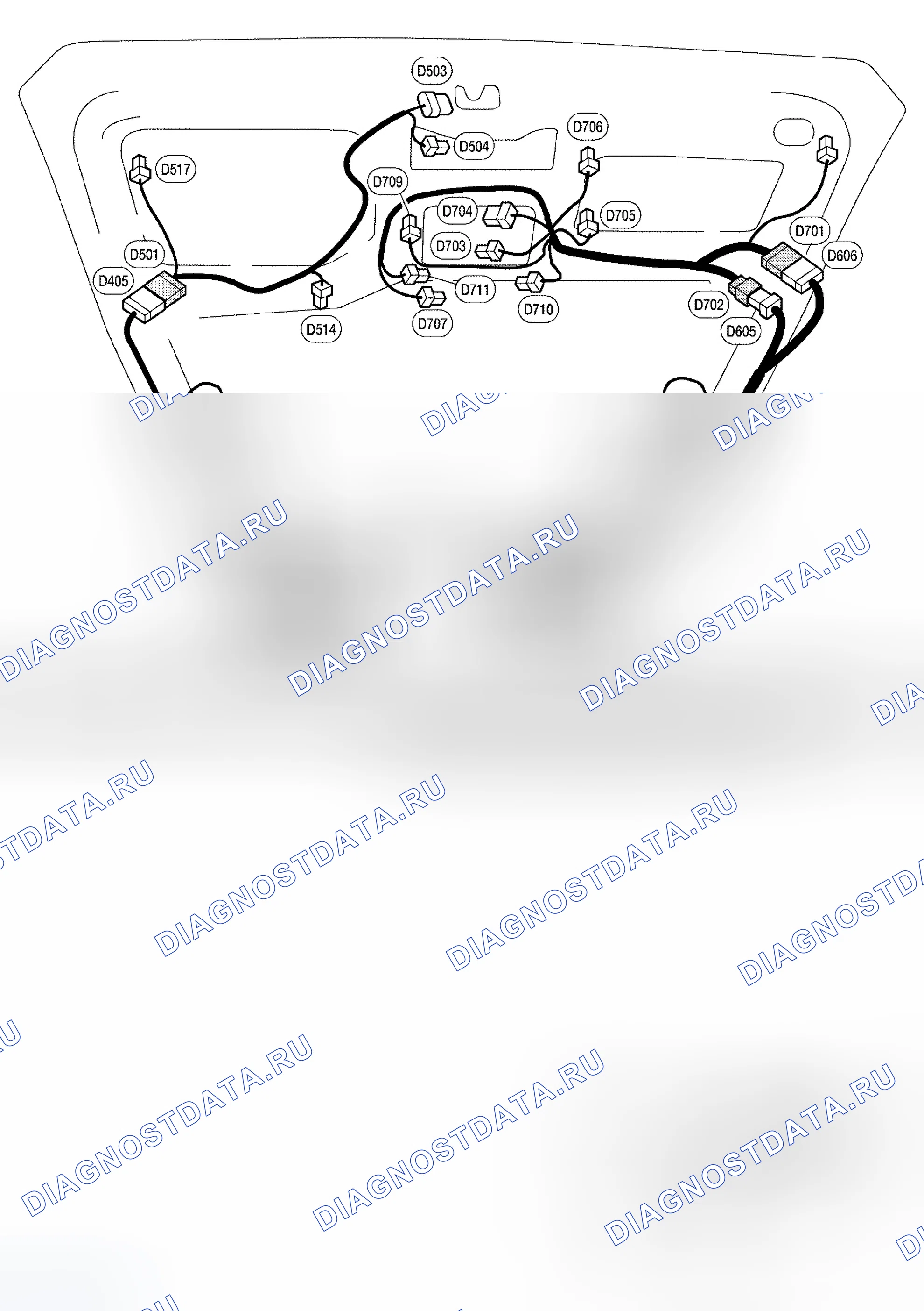 Рис. 56: ПОДВЕСНАЯ СИСТЕМА ЗАДНЕЙ ДВЕРИ. Infiniti QX56 I