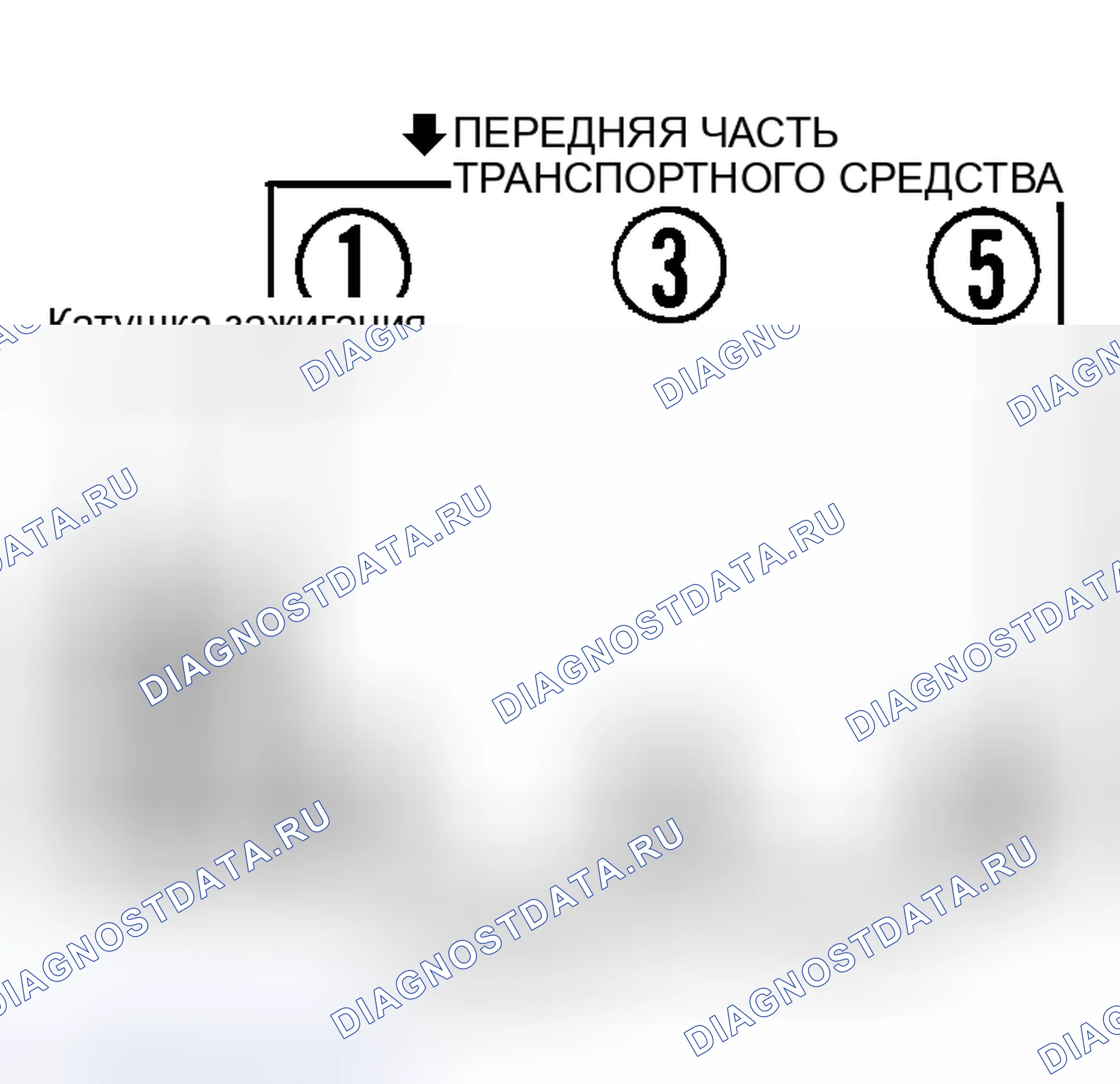 Рис. 7: порядок работы цилиндров (3.3L и 3.8L). Plymouth Acclaim I