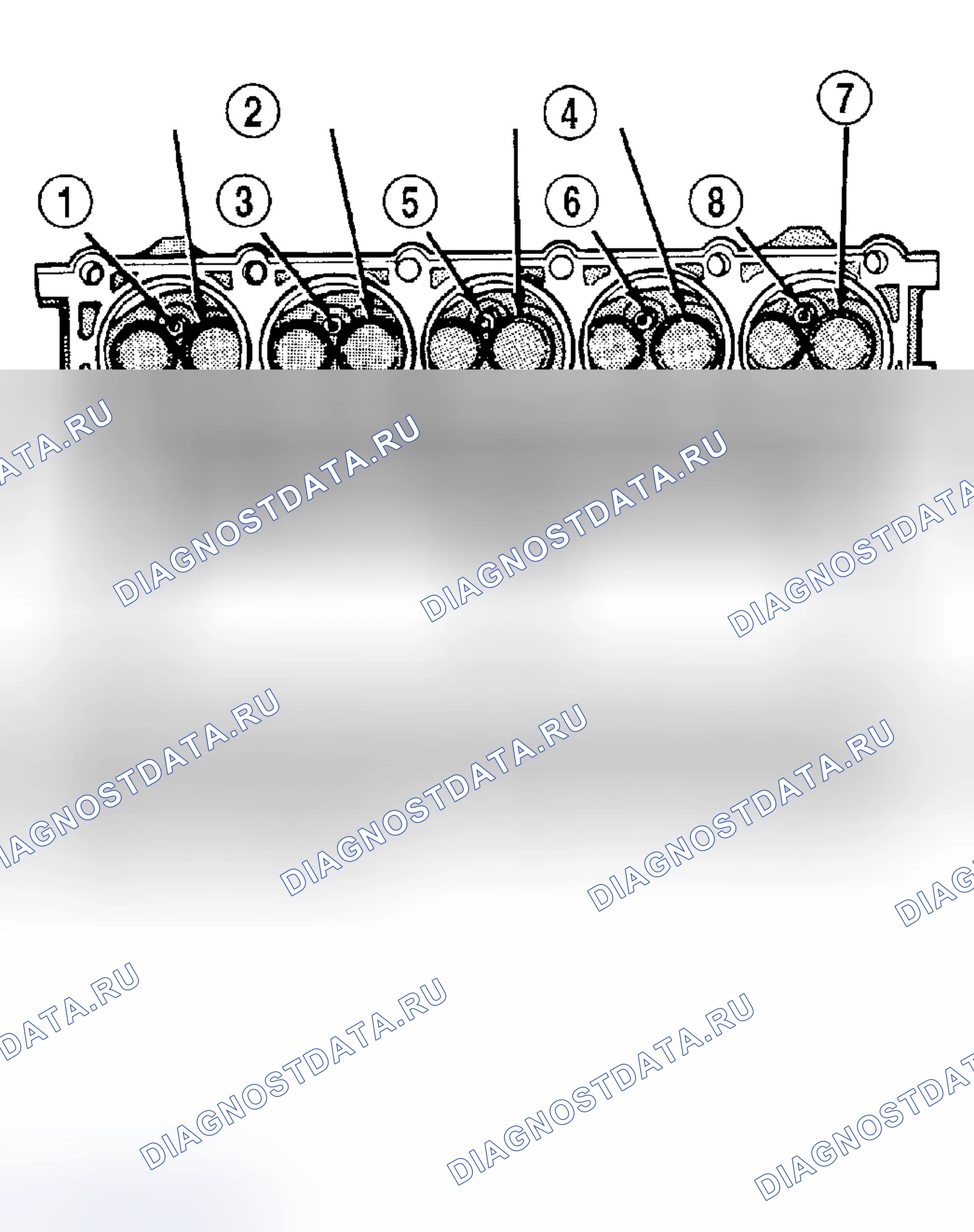 Рис. 11: ОПИСАНИЕ механической части двигателя. Dodge Pickup R2500 