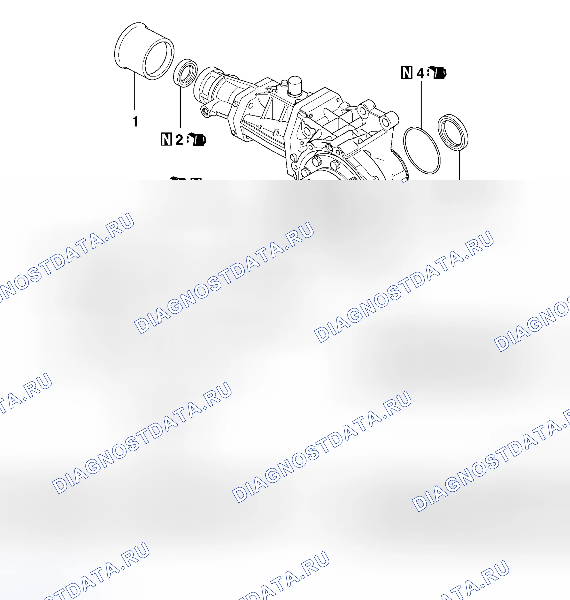 Рис. 384: РАЗБОРКА И СБОРКА. Honda Envix I