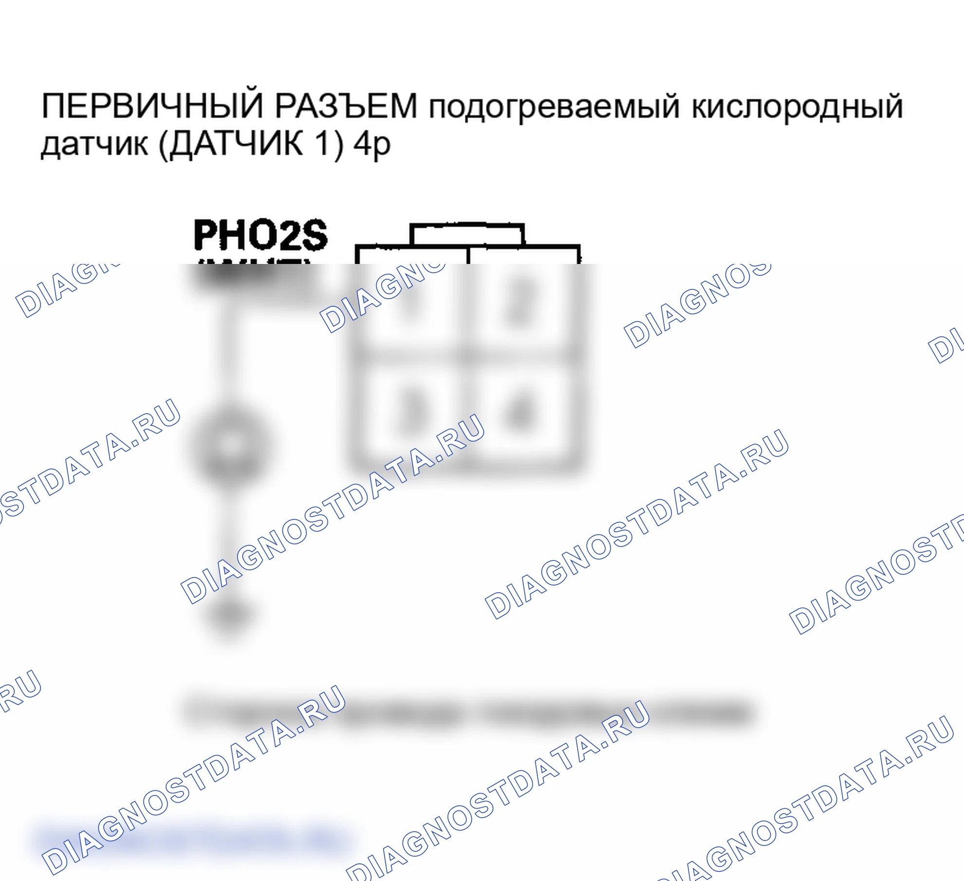 Рис. 115: расшифровка кода ошибки P2195: Первичная цепь подогреваемый кислородный датчик (датчик 1) Низкое напряжение (модель 2005 года). Honda S2000 AP1