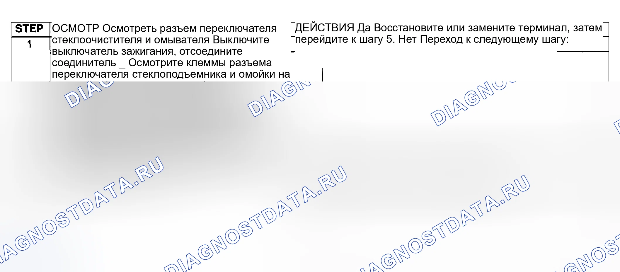 Рис. 79: Диагностическая процедура. Honda CR-V III рестайлинг
