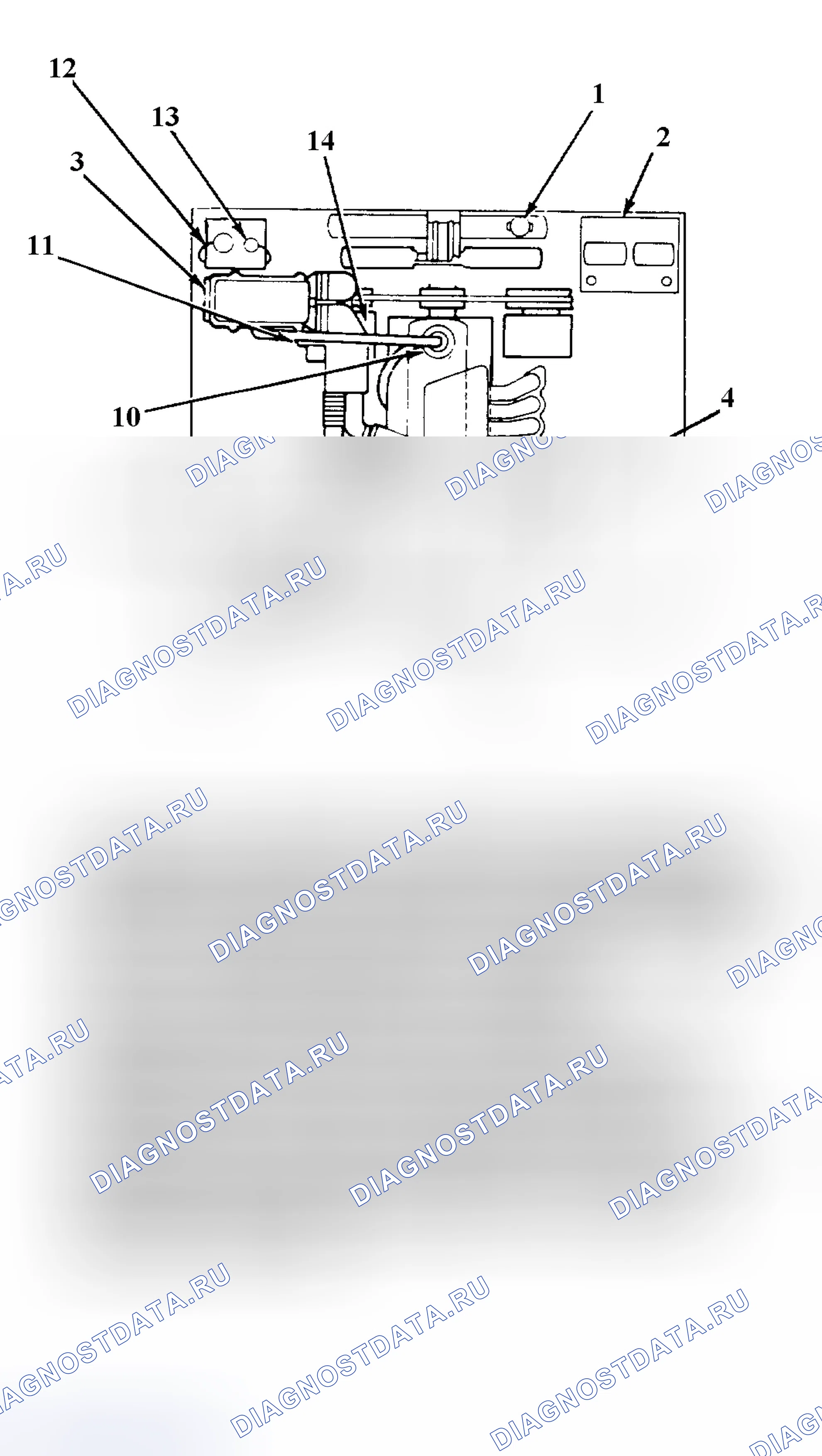 Рис. 5: РАСПОЛОЖЕНИЕ ТОЧЕК ОБСЛУЖИВАНИЯ. Ford Cab & Chassis F350 
